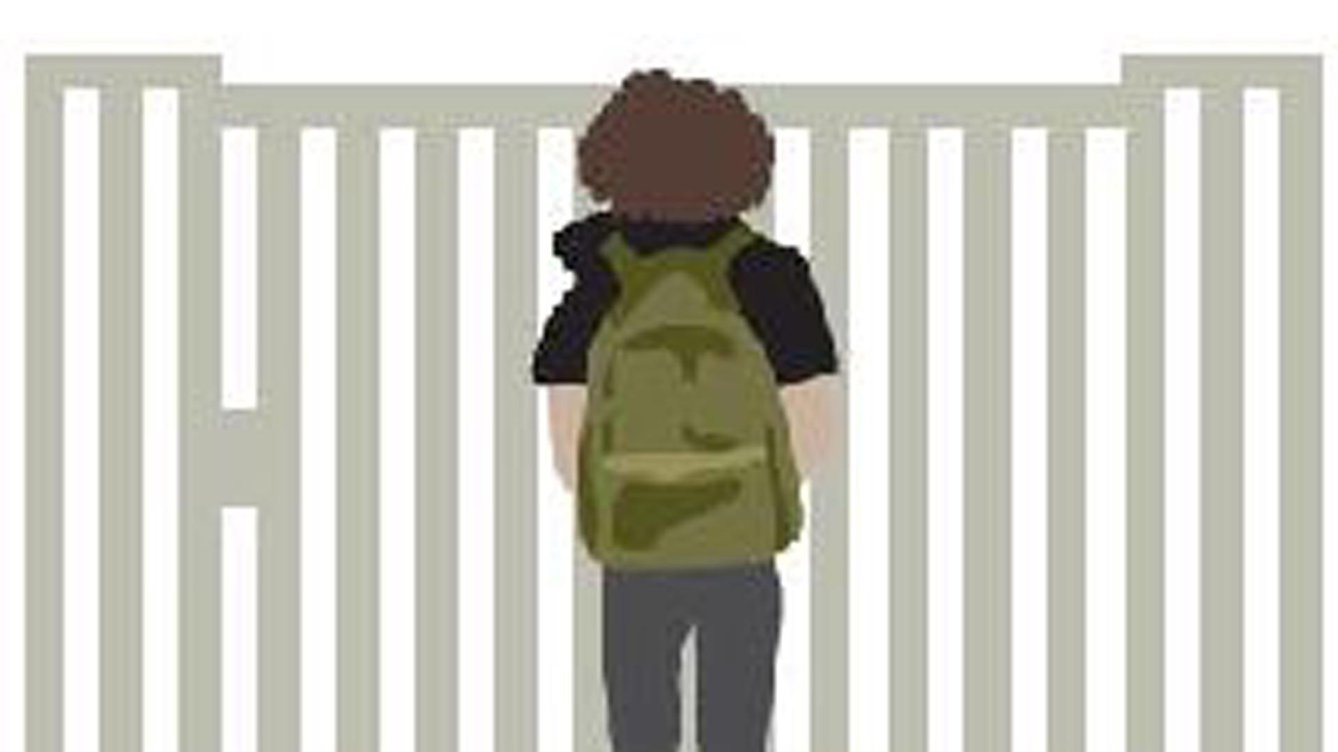 Estudiante rechazado al solicitar plaza escolar