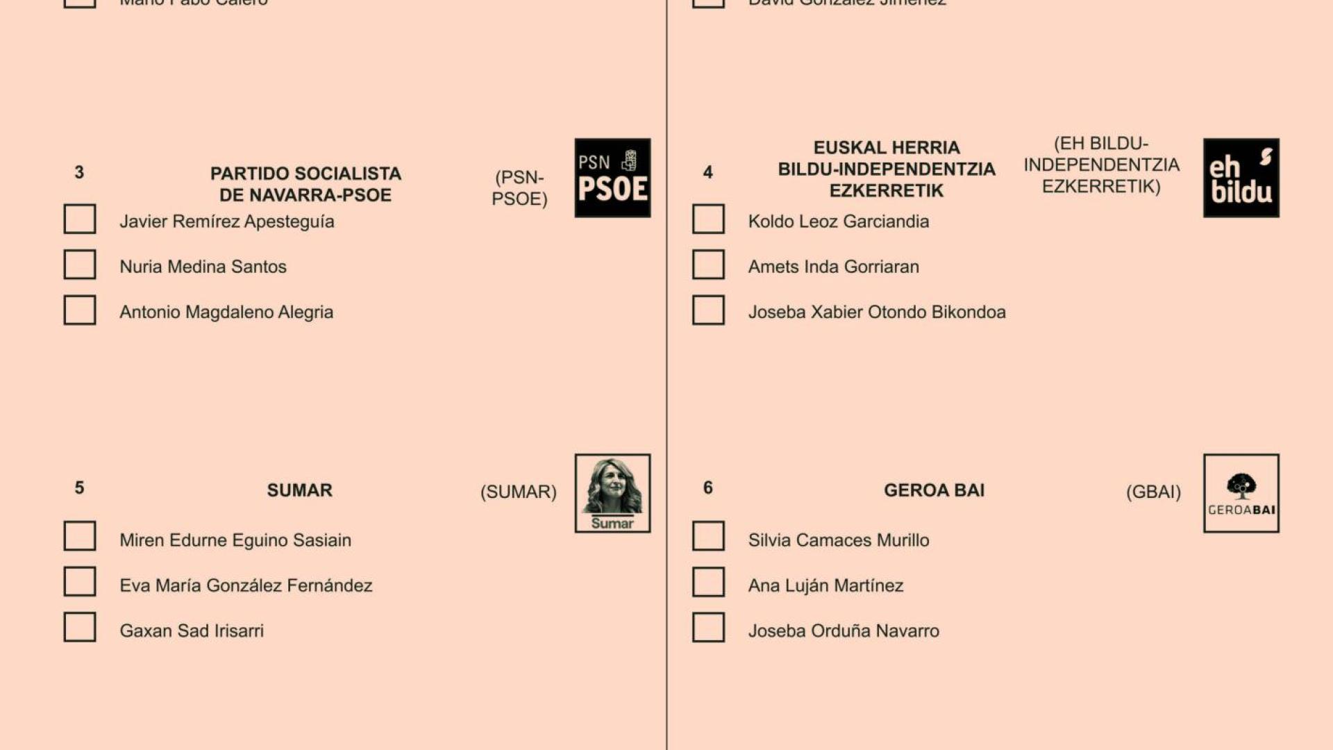 Una sola papeleta para el senado