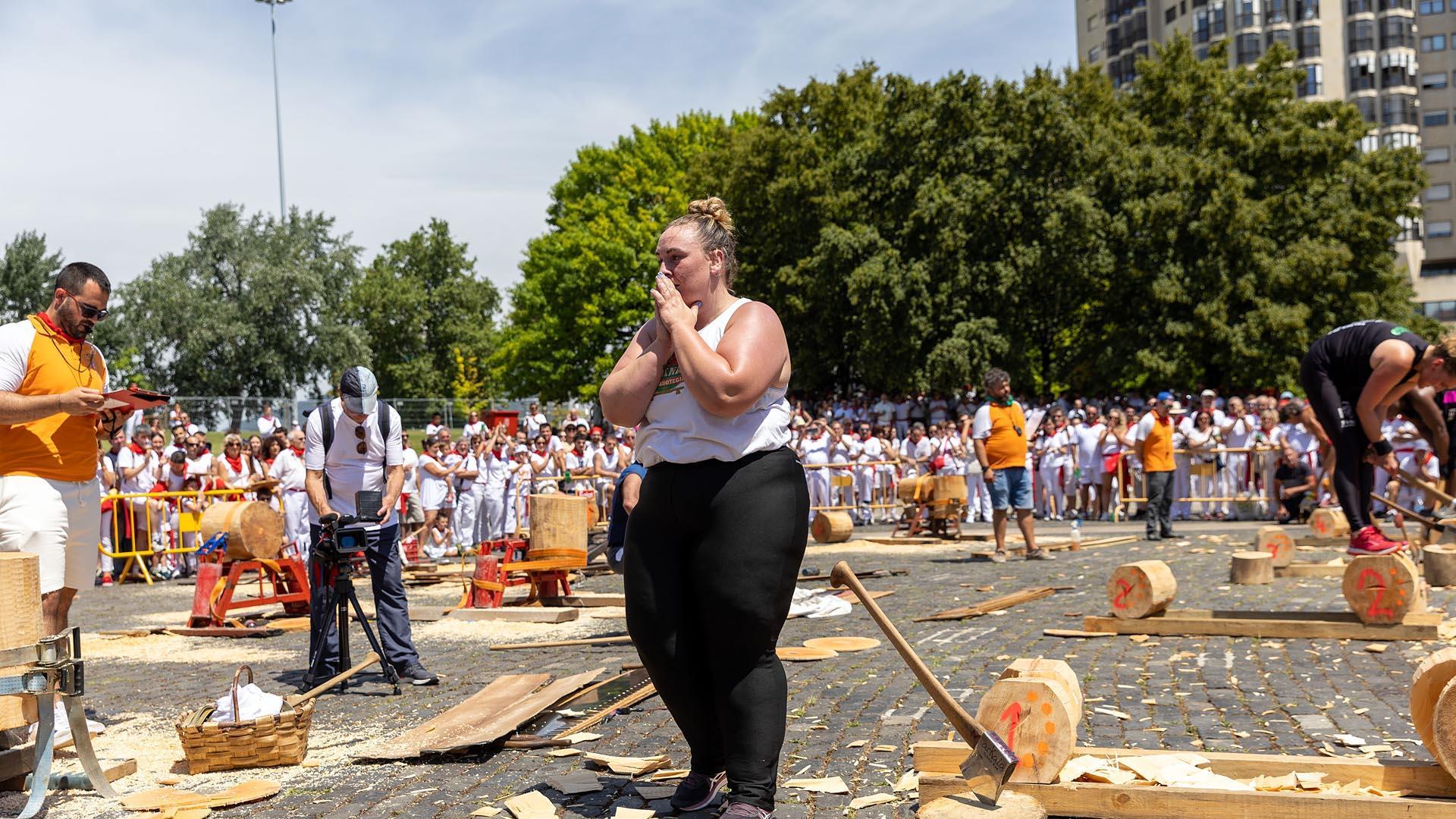 Fotos de la primera jornada de Herri Kirolak de los Sanfermines 2023.