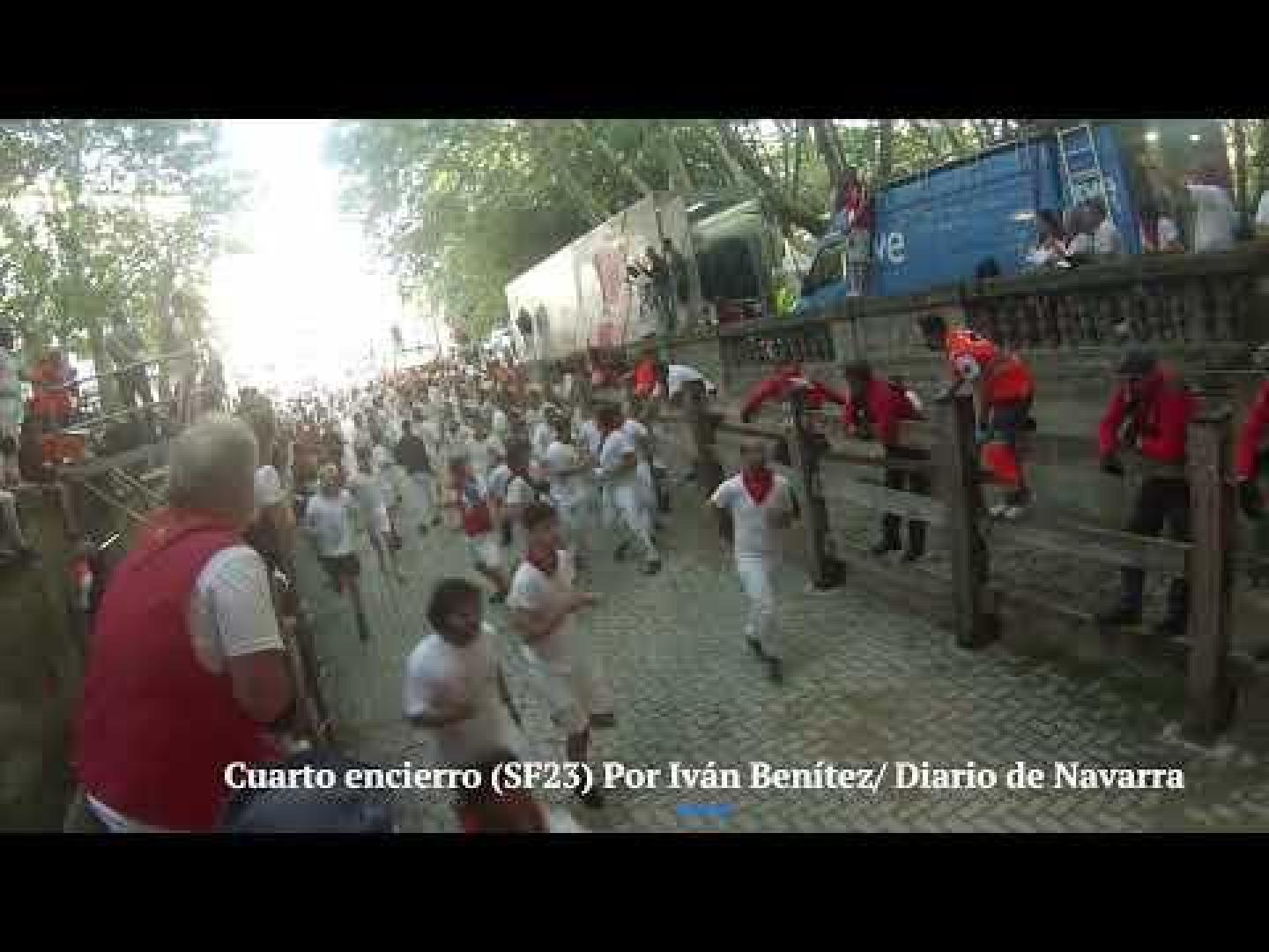 El encierro, desde los ojos de uno de los fotógrafos de Diario de Navarra