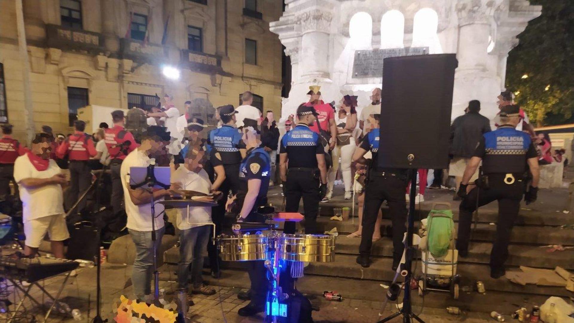 Momento de la intervención