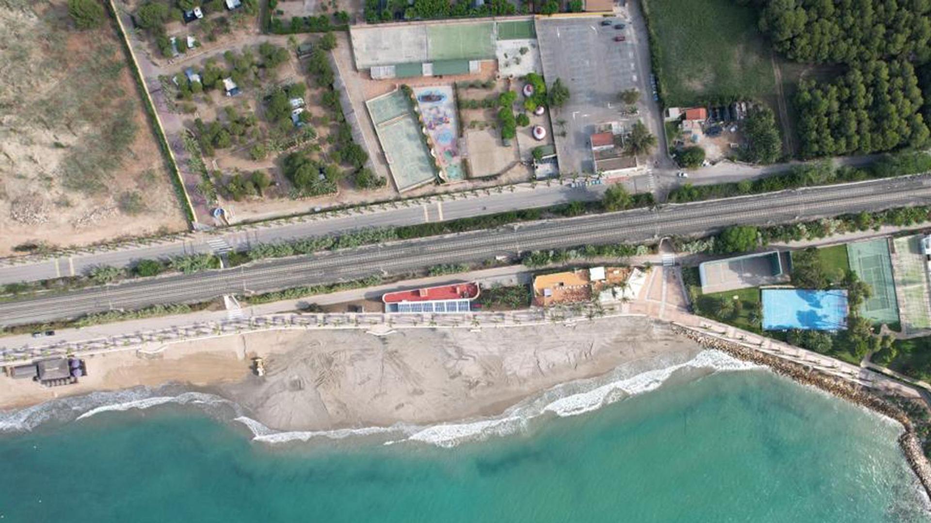 La playa Llarga de Roda de Berà