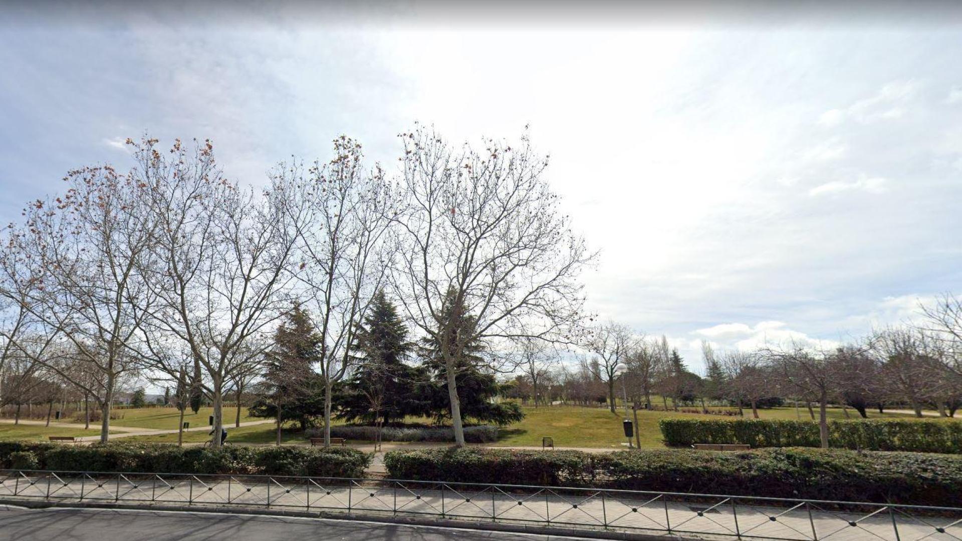 Imagen del parque de de la Volatería, en el barrio de Carabanchel de Madrid, donde se produjeron los hechos