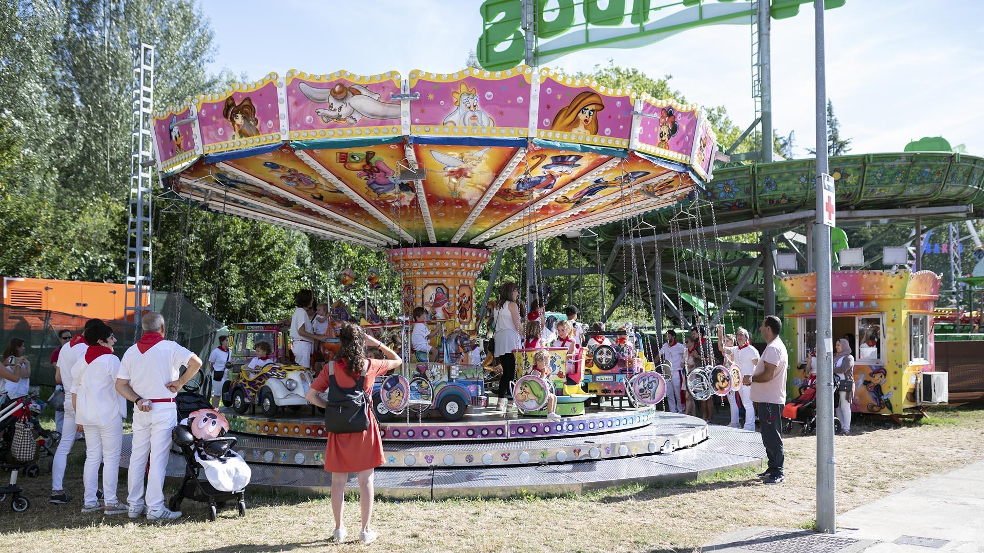 Barracas, en los Sanfermines 2023.