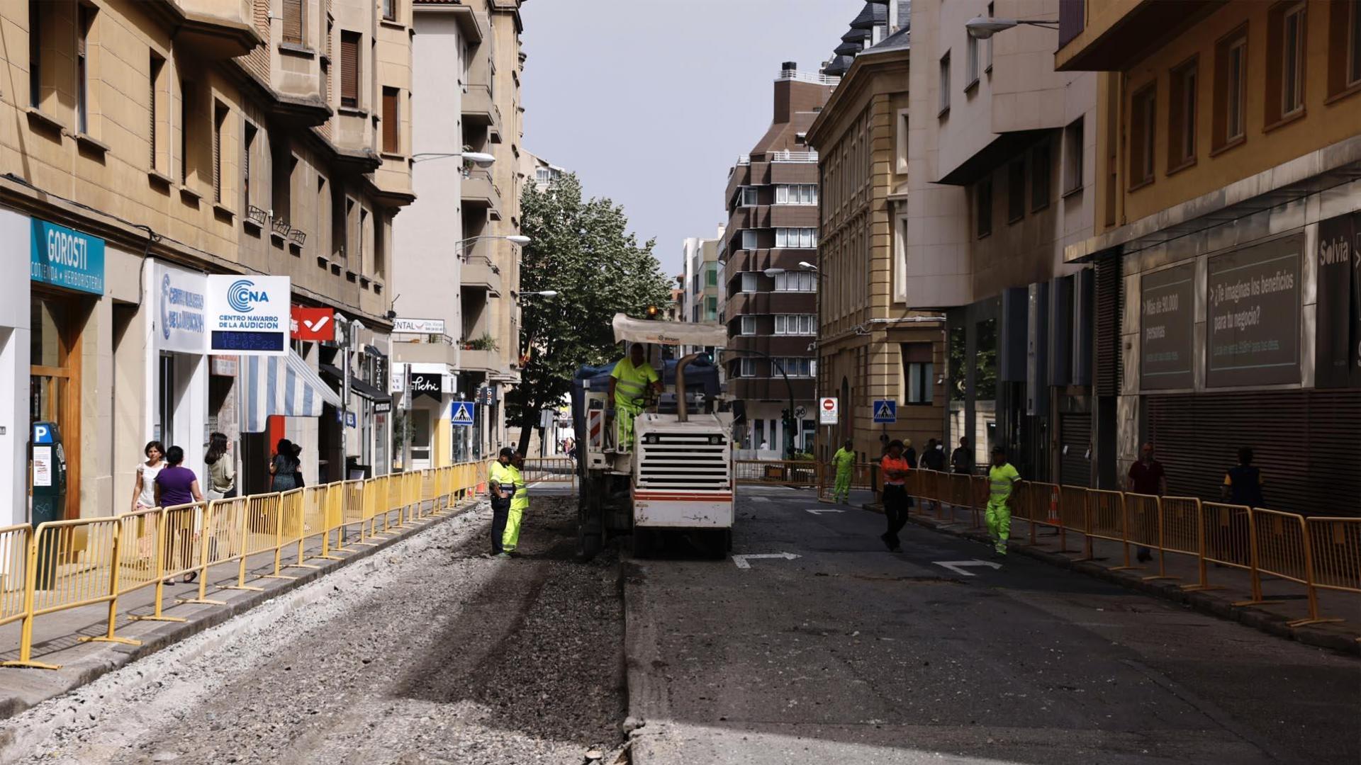 Comienzo de las obras en Paulino Caballero