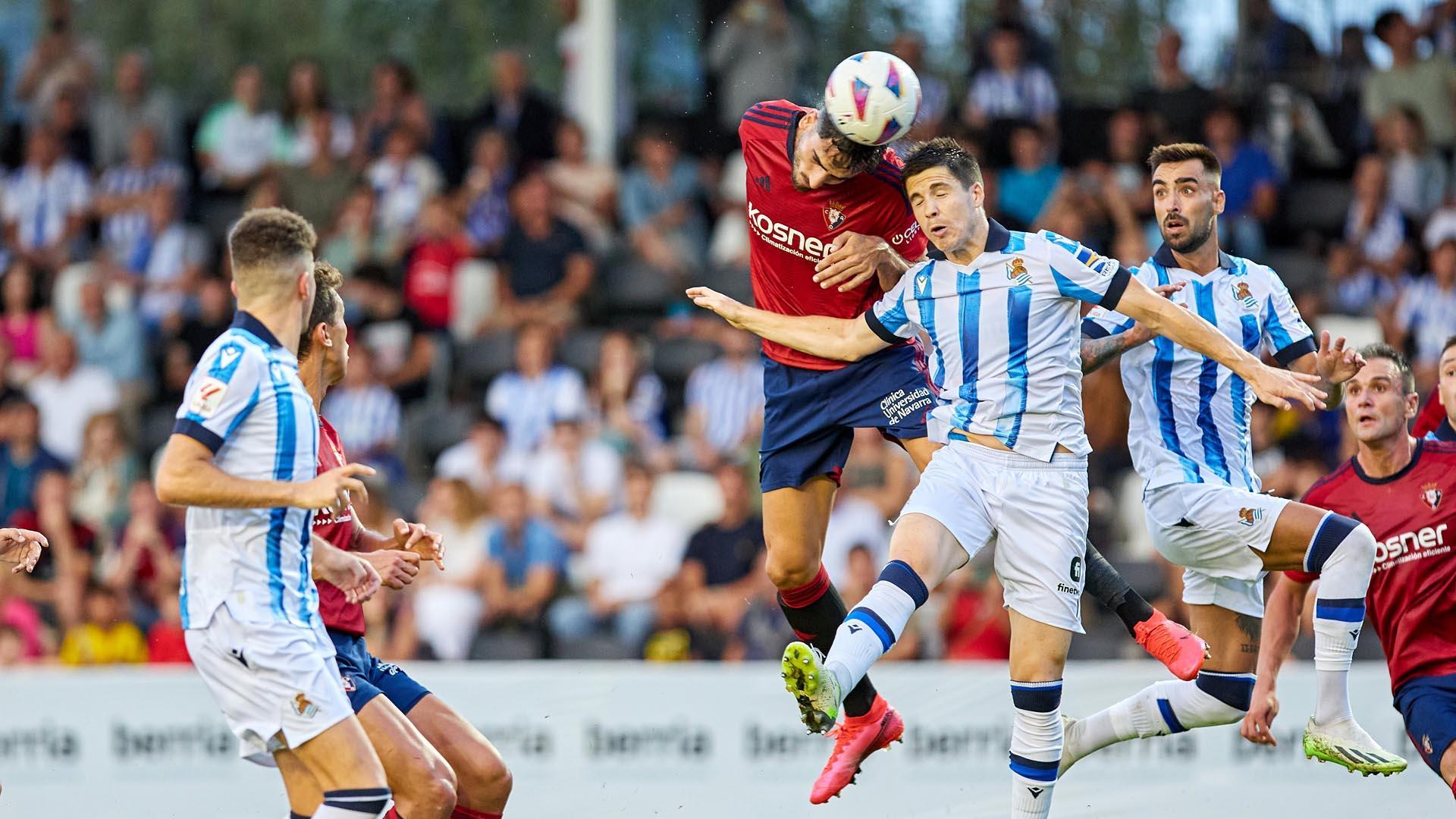 Real Sociedad - Osasuna, partido de pretemporada en Irun.