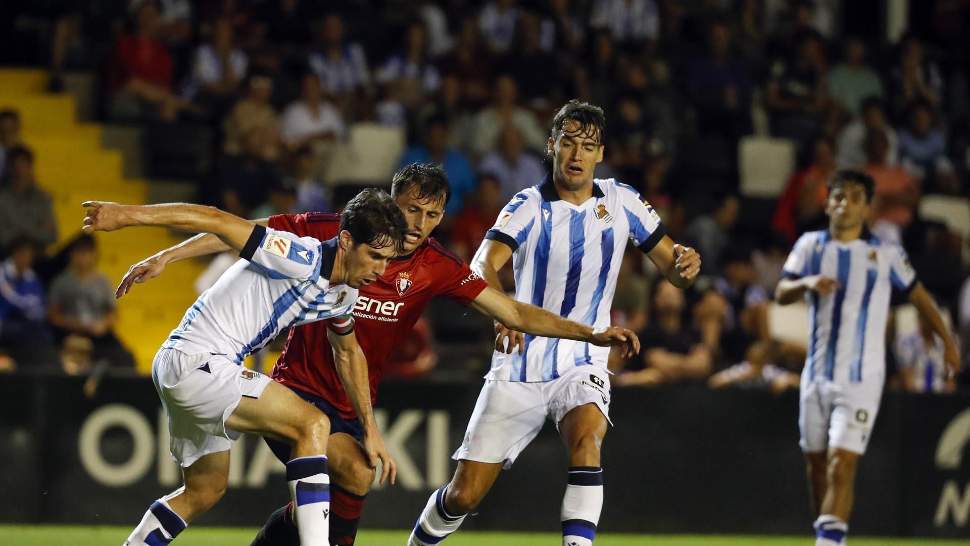 Real Sociedad - Osasuna, partido de pretemporada en Irun.