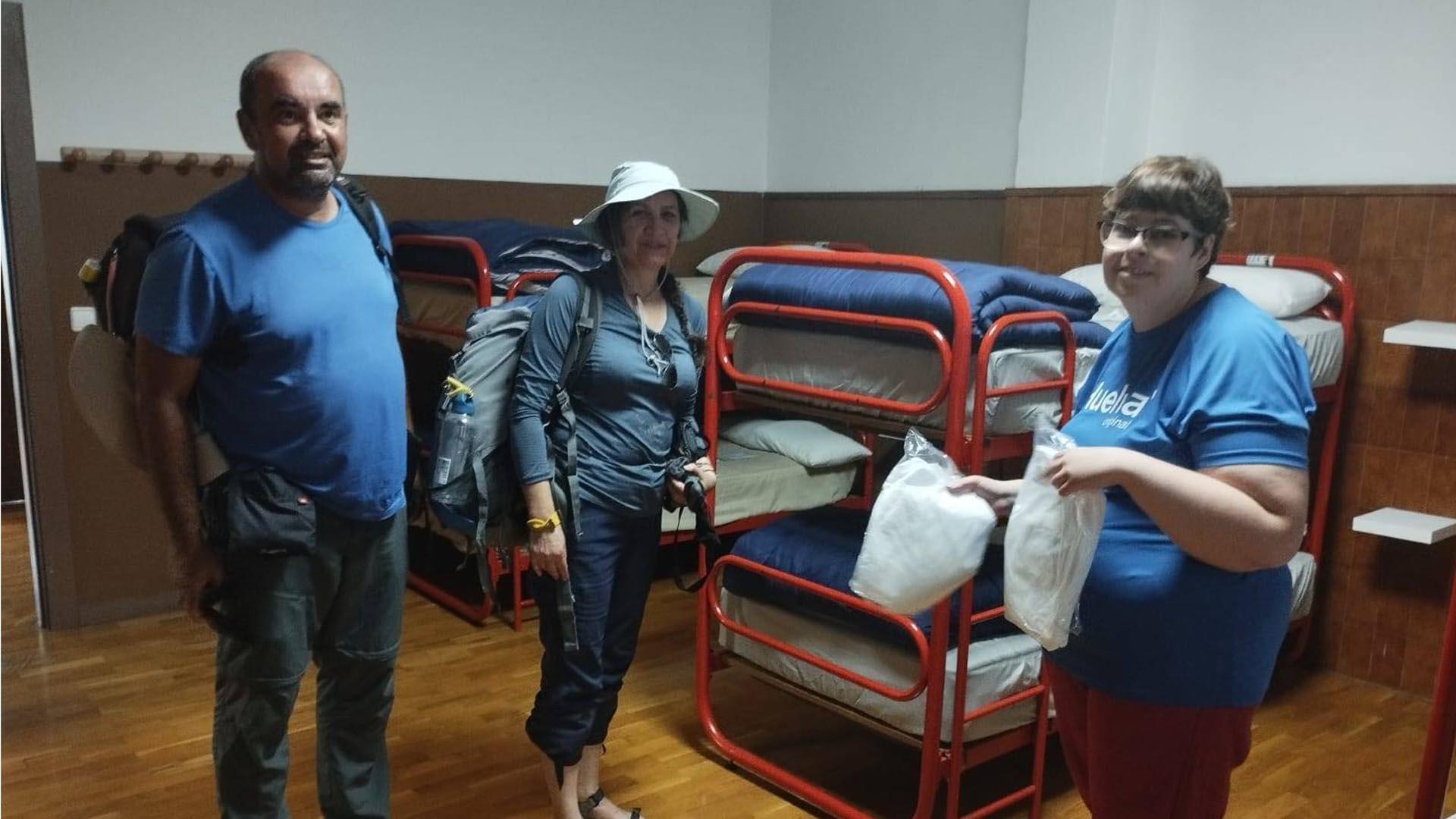 El albergue de peregrinos en una de las imágenes que ha dejado este verano