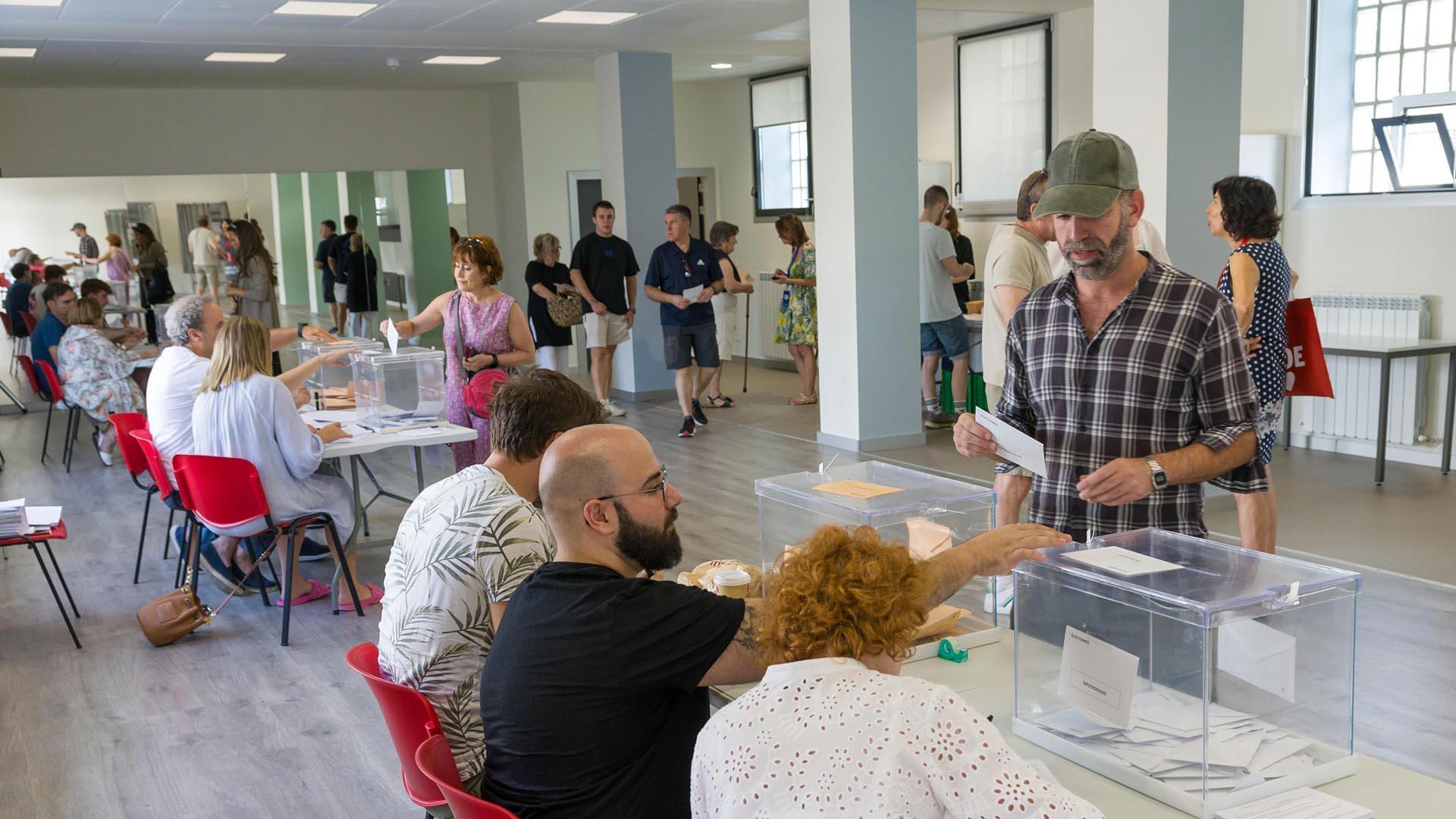 Votaciones en Tudela este 23 de julio