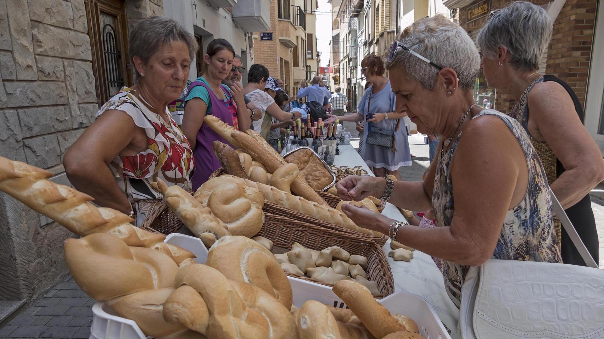 Mercado de productos locales celebrado en la edición de 2019 de las Jornadas Lerín Tierra Estella de astroturismo