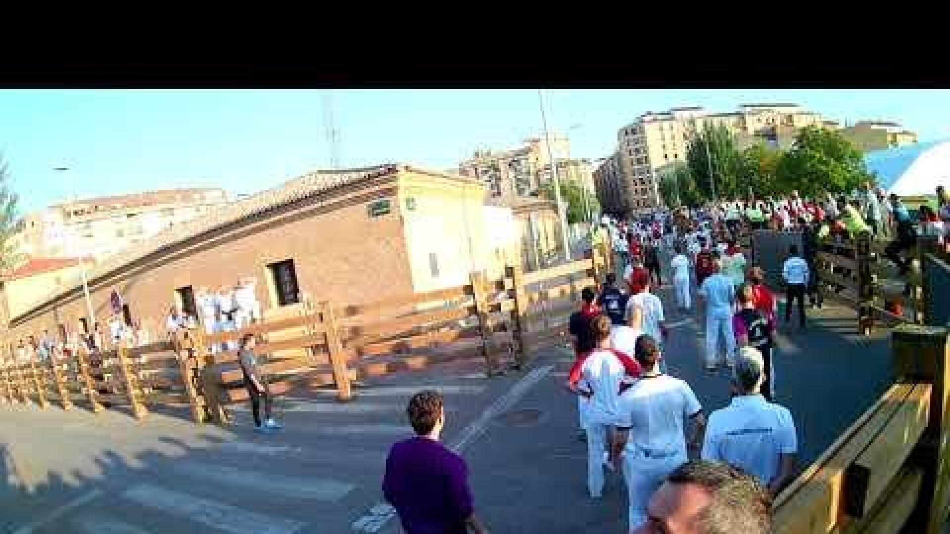 Vídeo del quinto encierro de las fiestas de Tudela