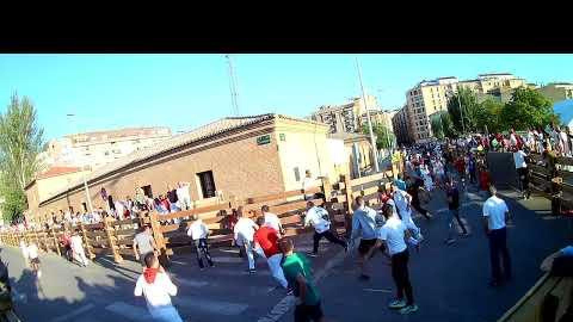 Vídeo del sexto encierro de las fiestas de Tudela