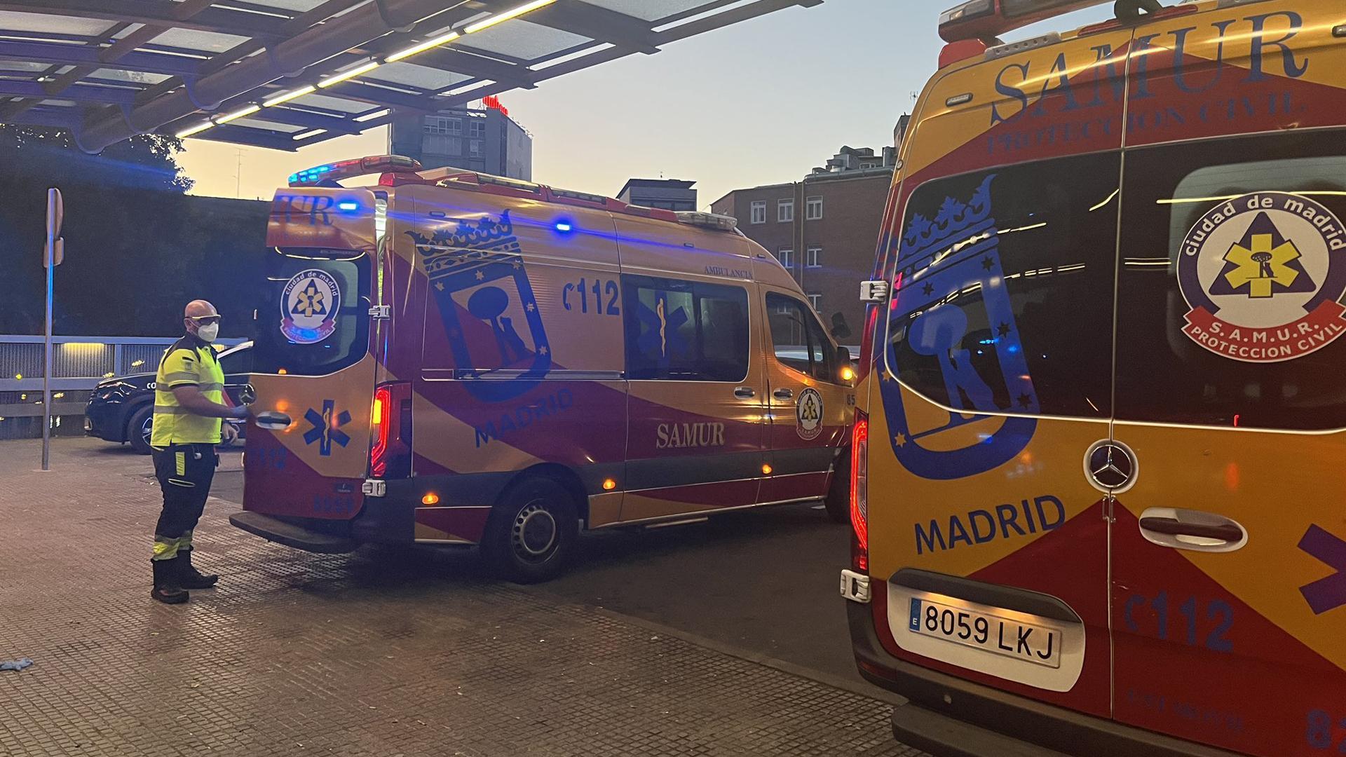 Los heridos han sido trasladados al Hospital Clínico de Madrid