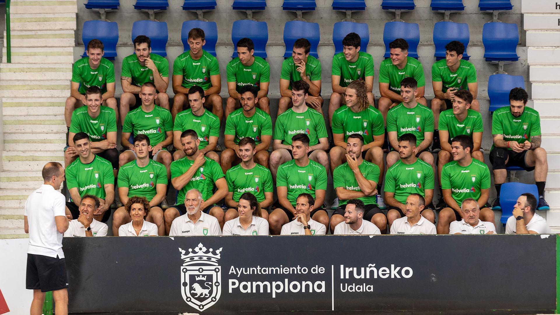 Fotos de la presentación de la plantilla del Helvetia Anaitasuna para la temporada 2023-24./