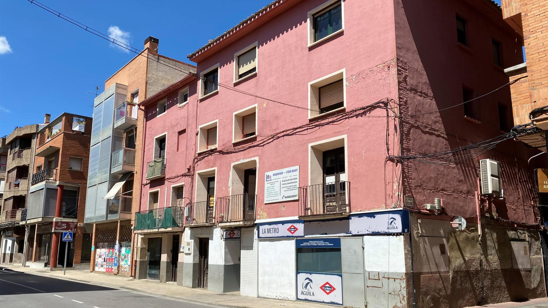Imagen del edificio ocupado de la calle San José de Corella donde tuvieron lugar los hechos