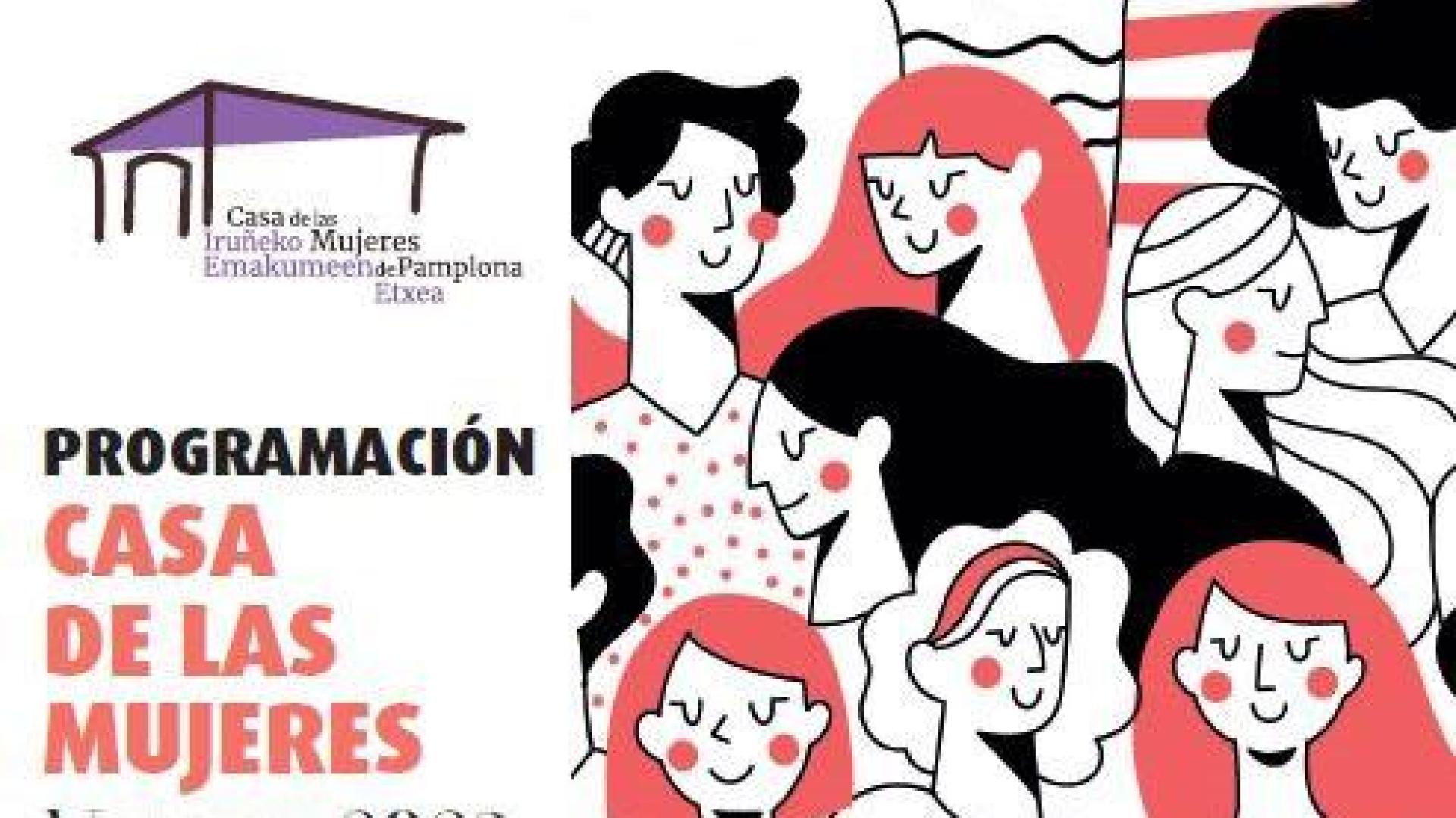 Imagen de la programación de la Casa de las Mujeres de Pamplona para este verano