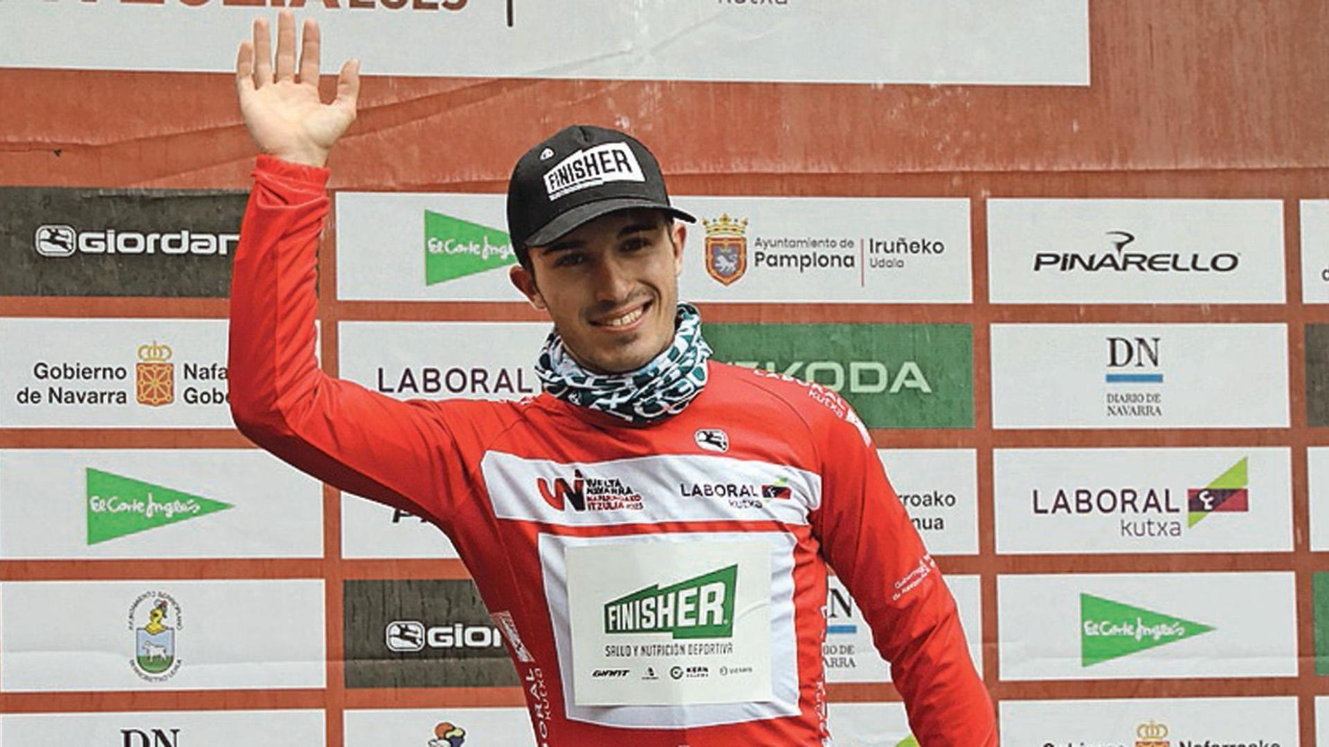 Hugo Aznar, ganador de la Vuelta a Navarra y nuevo profesional