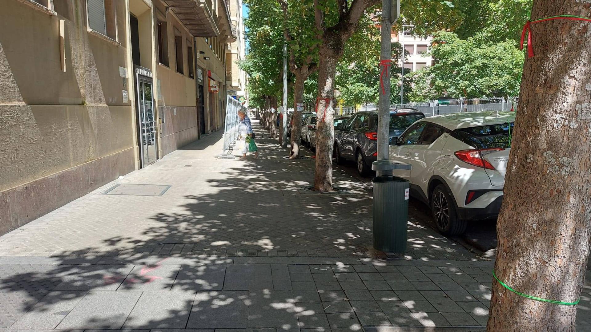 Fotografía de la calle Sangüesa