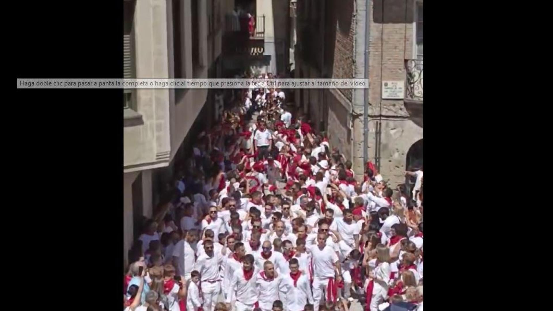 Vídeo de la Pañuelada masculina de fiestas de Estella 202