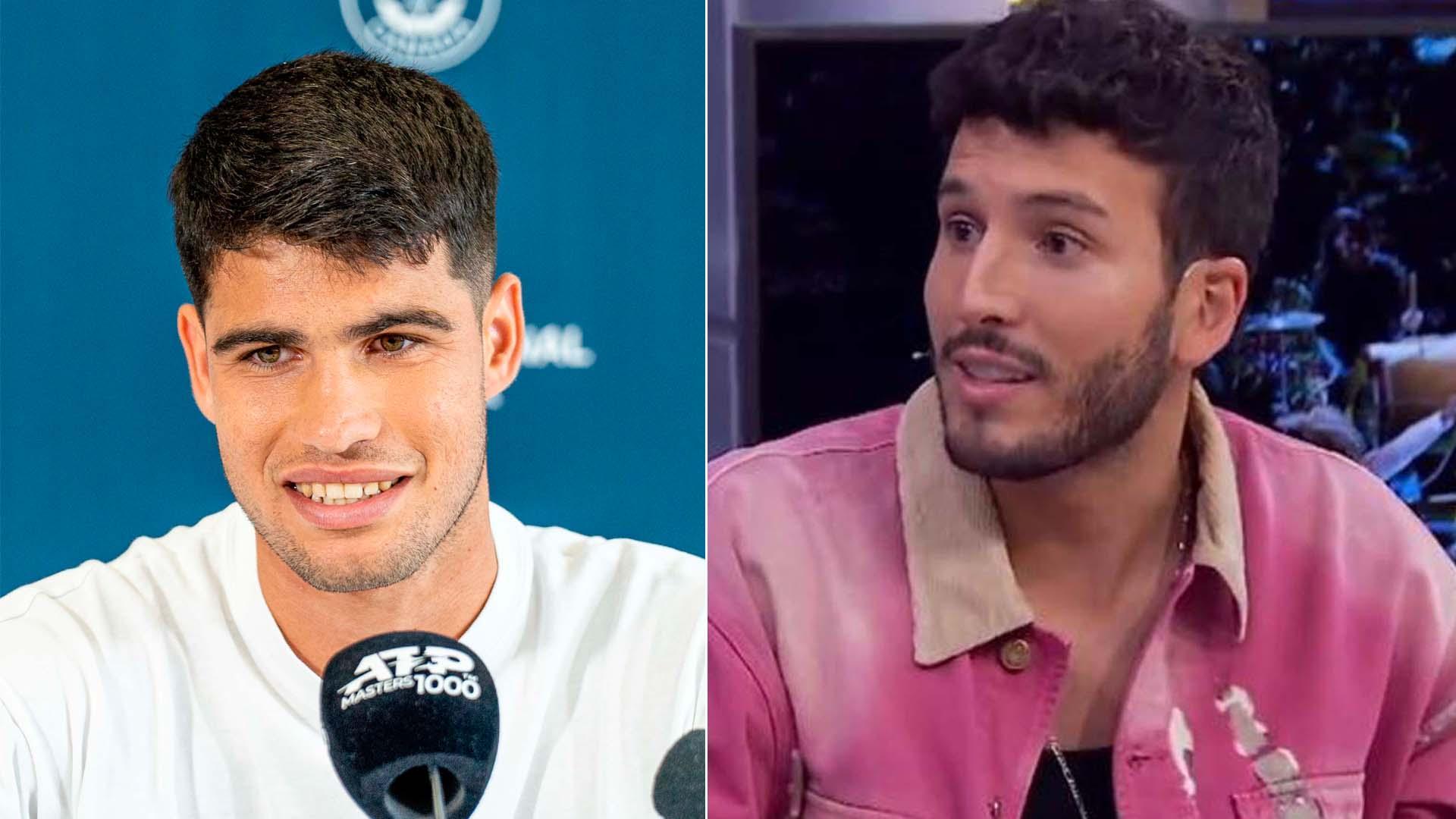 Carlos Alcaraz y Sebastián Yatra