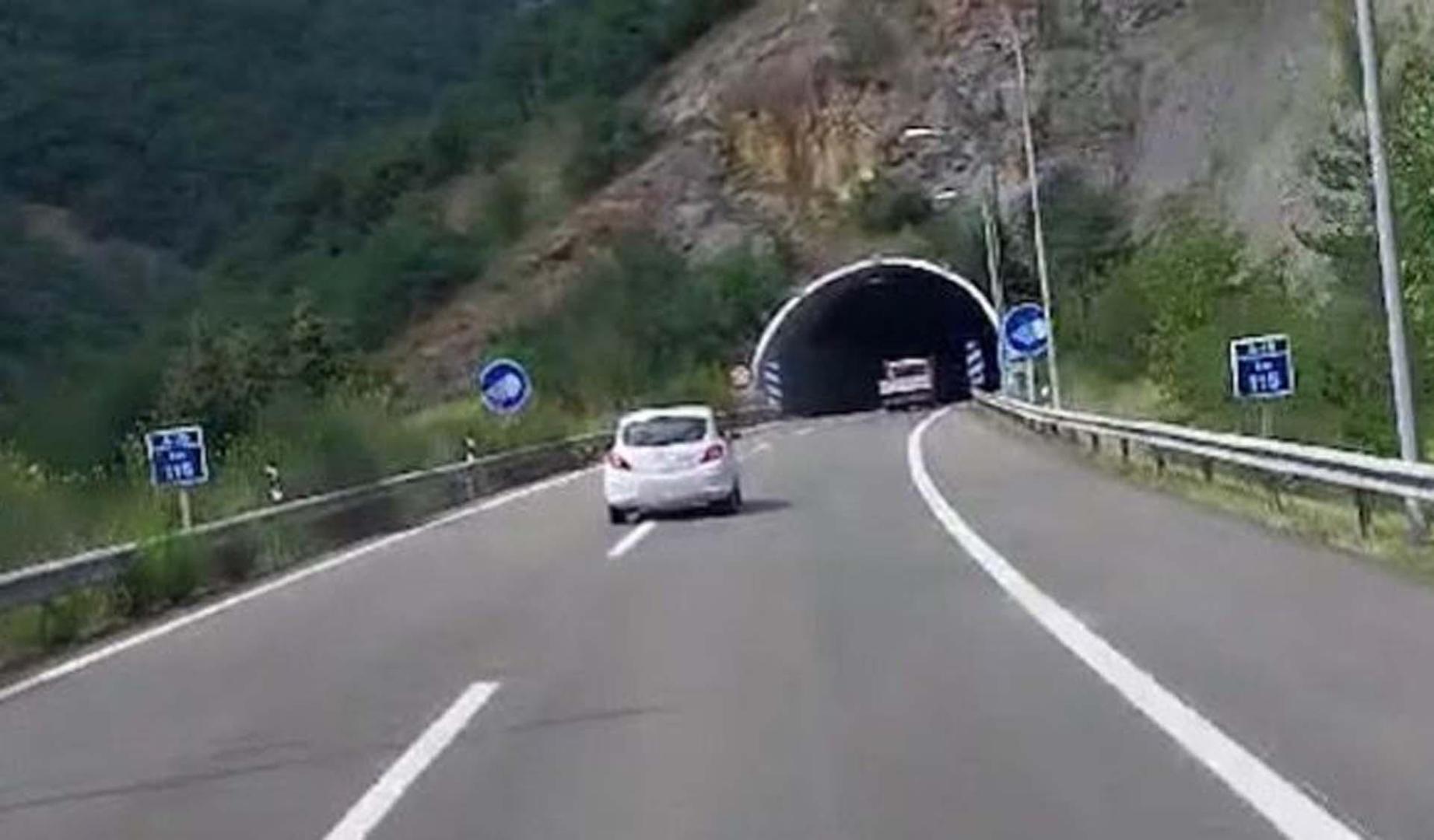 Conducción temeraria en la A-15