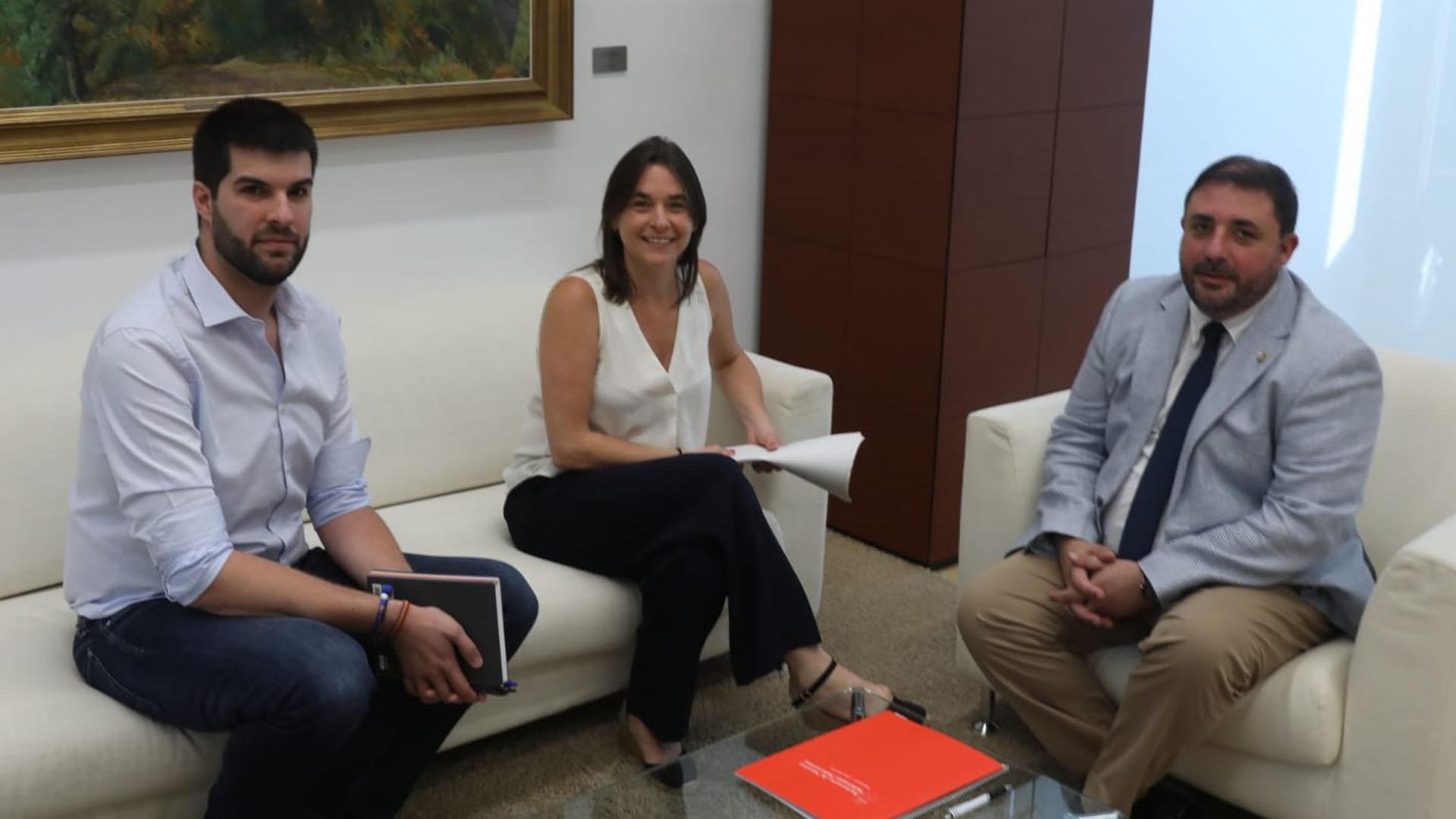Carlos Guzmán, Begoña Alfaro y Unai Hualde