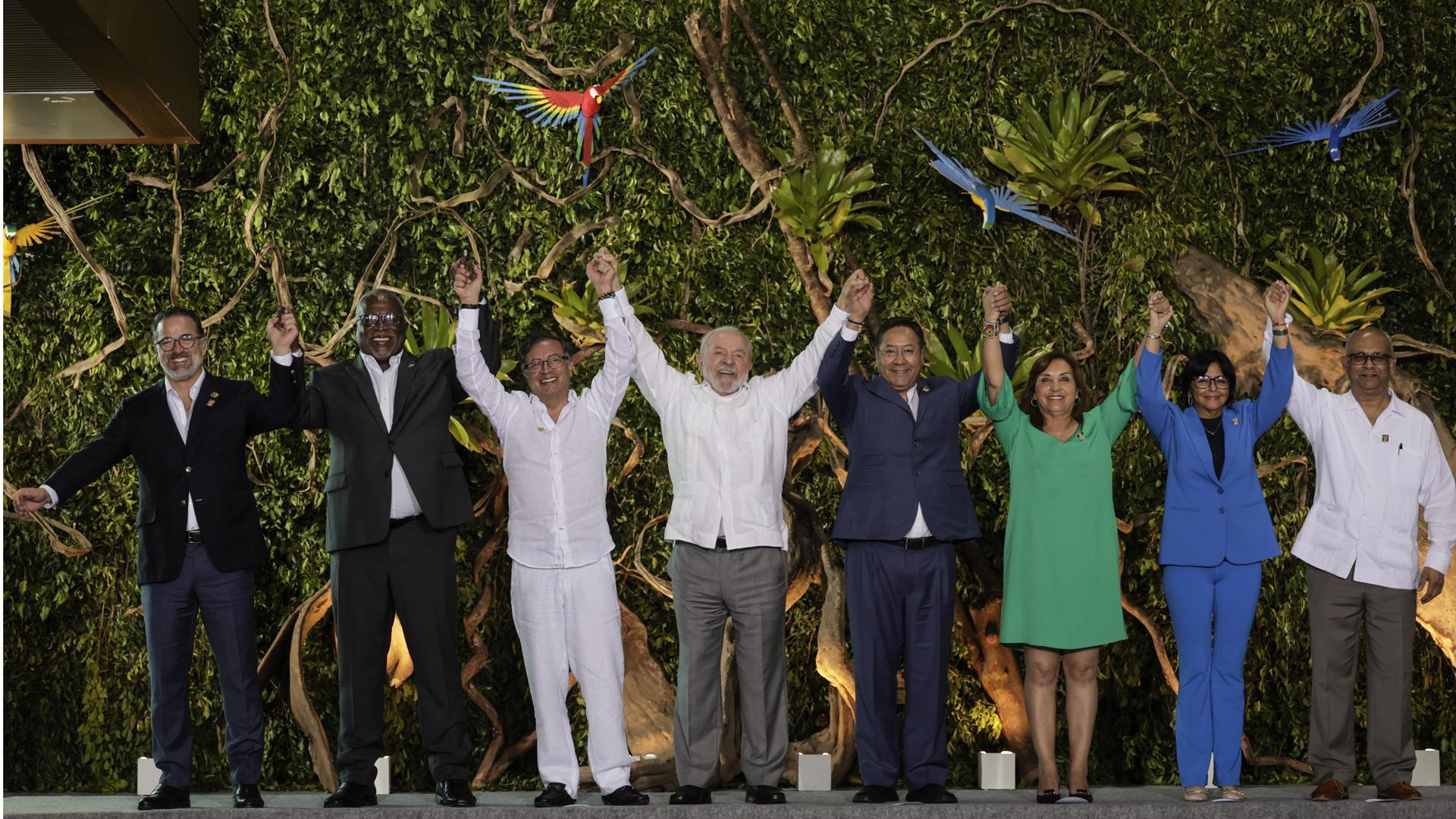 Cumbre presidencial de la Amazonía en la ciudad brasileña de Belém