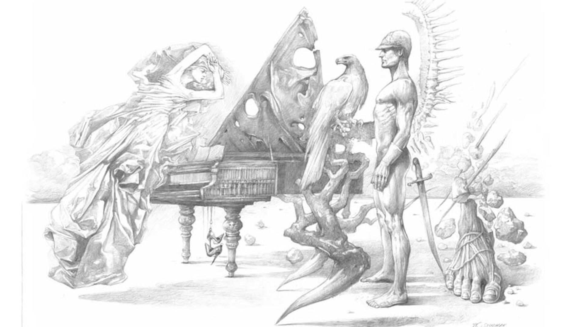 El Polvorín de la Ciudadela acoge una muestra de 25 dibujos de Wojciech Siudmak