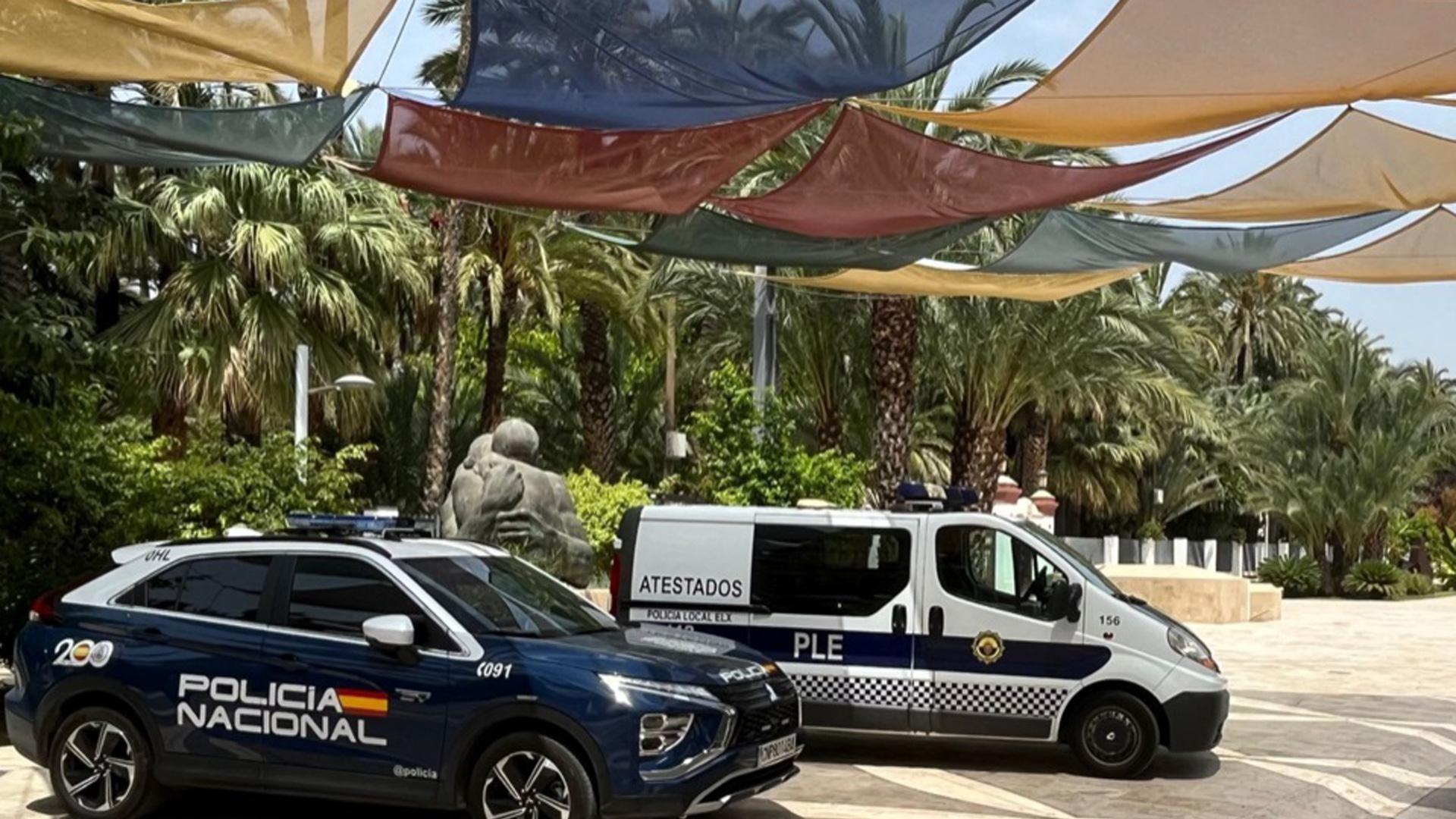 Vehículos policiales en Elche