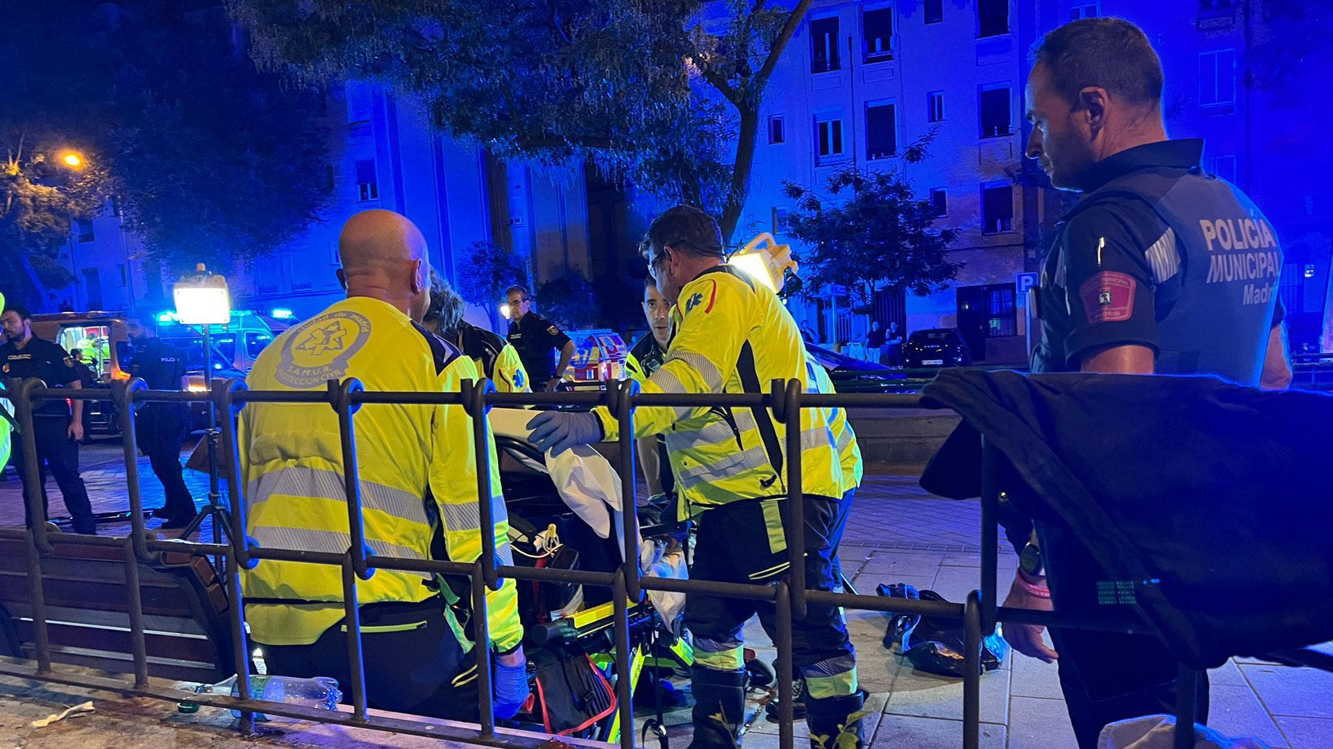 Cuatro detenidos, entre ellos un menor, por una agresión que deja dos heridos por arma blanca en Madrid