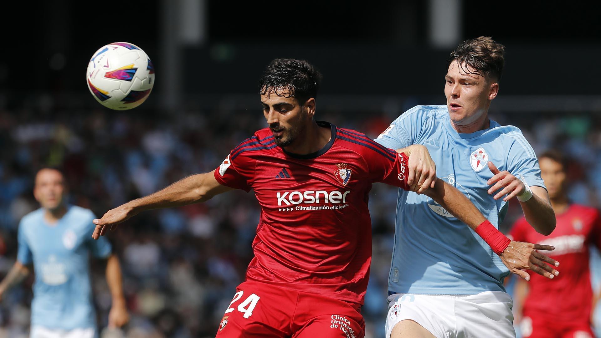 Fotos del Celta 0-2 Osasuna (1ª jornada, 2023/24)./