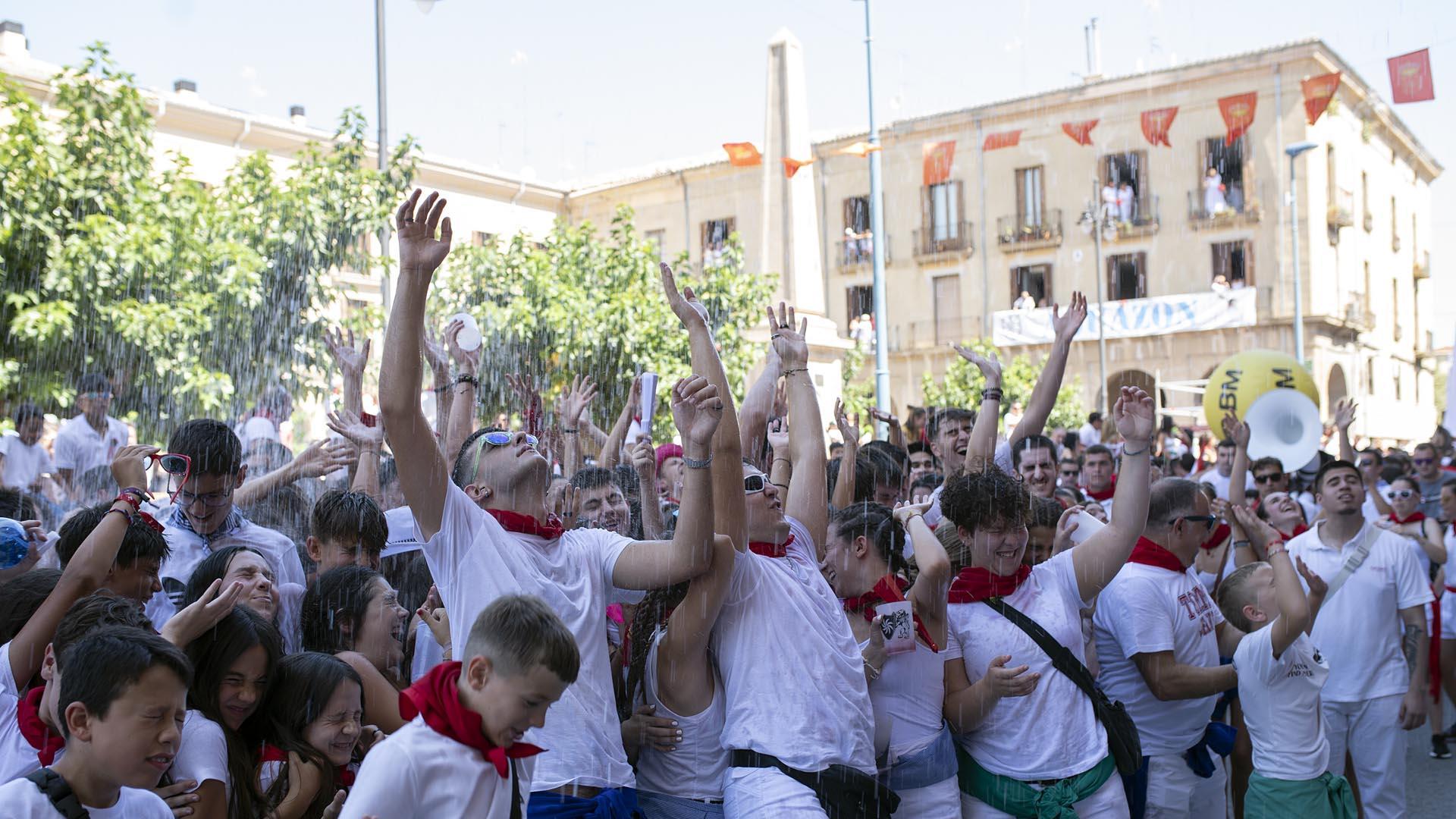 Fotos del inicio de las fiestas de Tafalla./