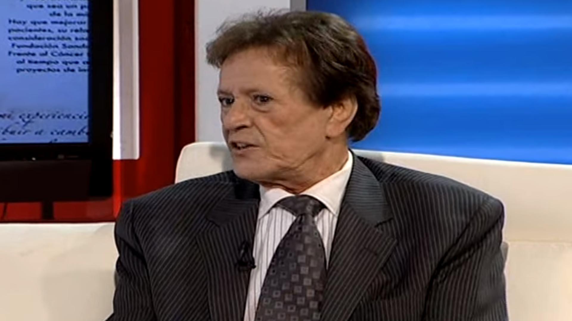 Hilario López Millán, en una intervención televisiva en Canal Català