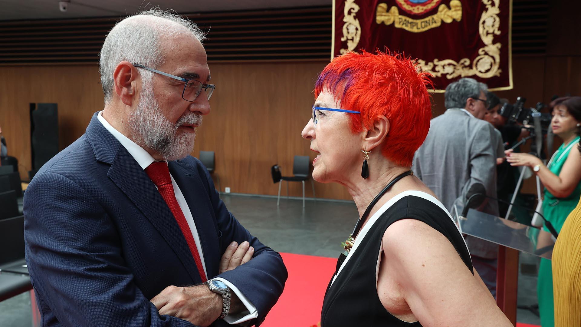 Acto de toma de posesión de María Chivite como presidenta de la Comunidad foral.