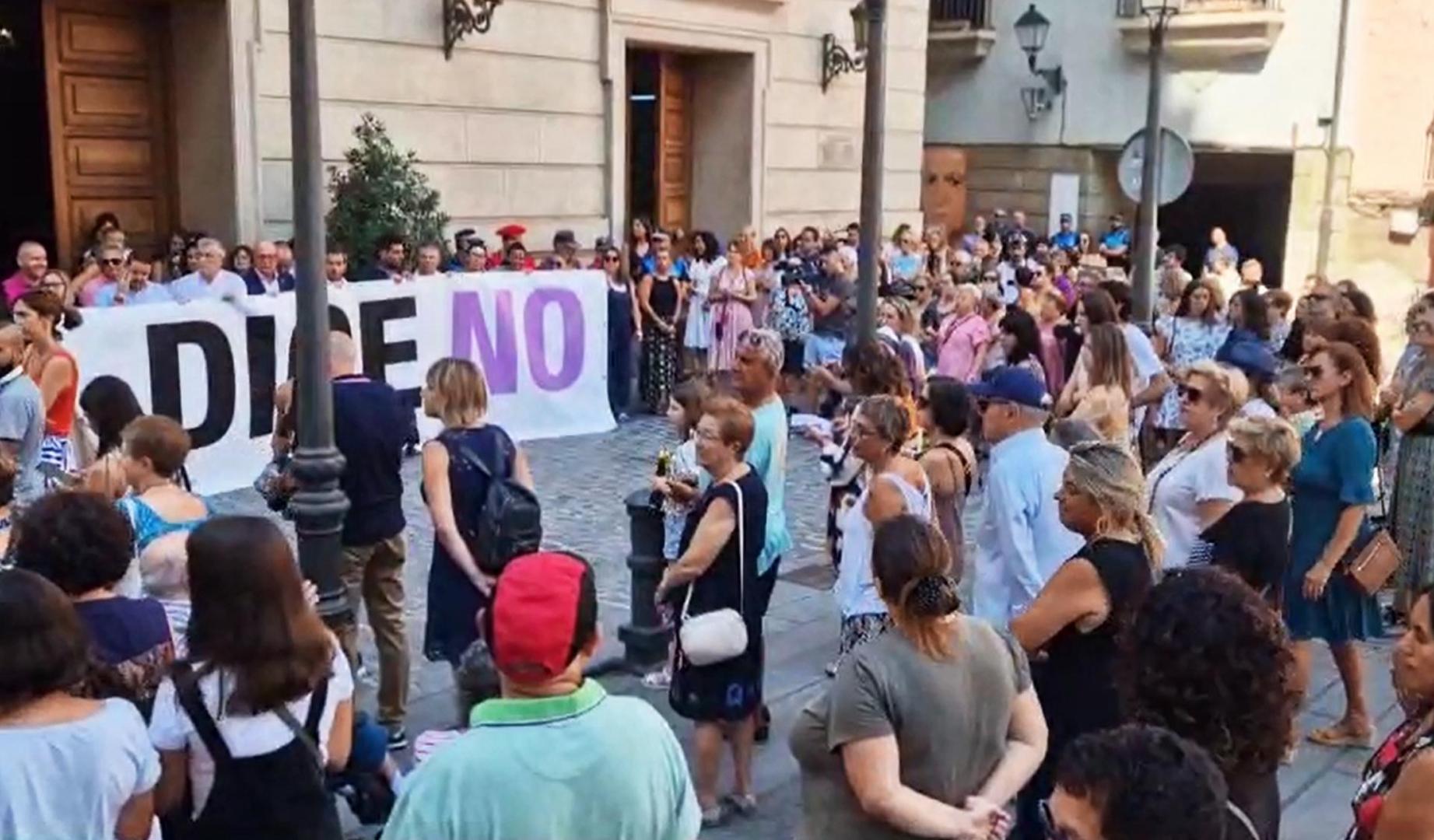 Concentración en Tudela contra el último caso de agresión sexual