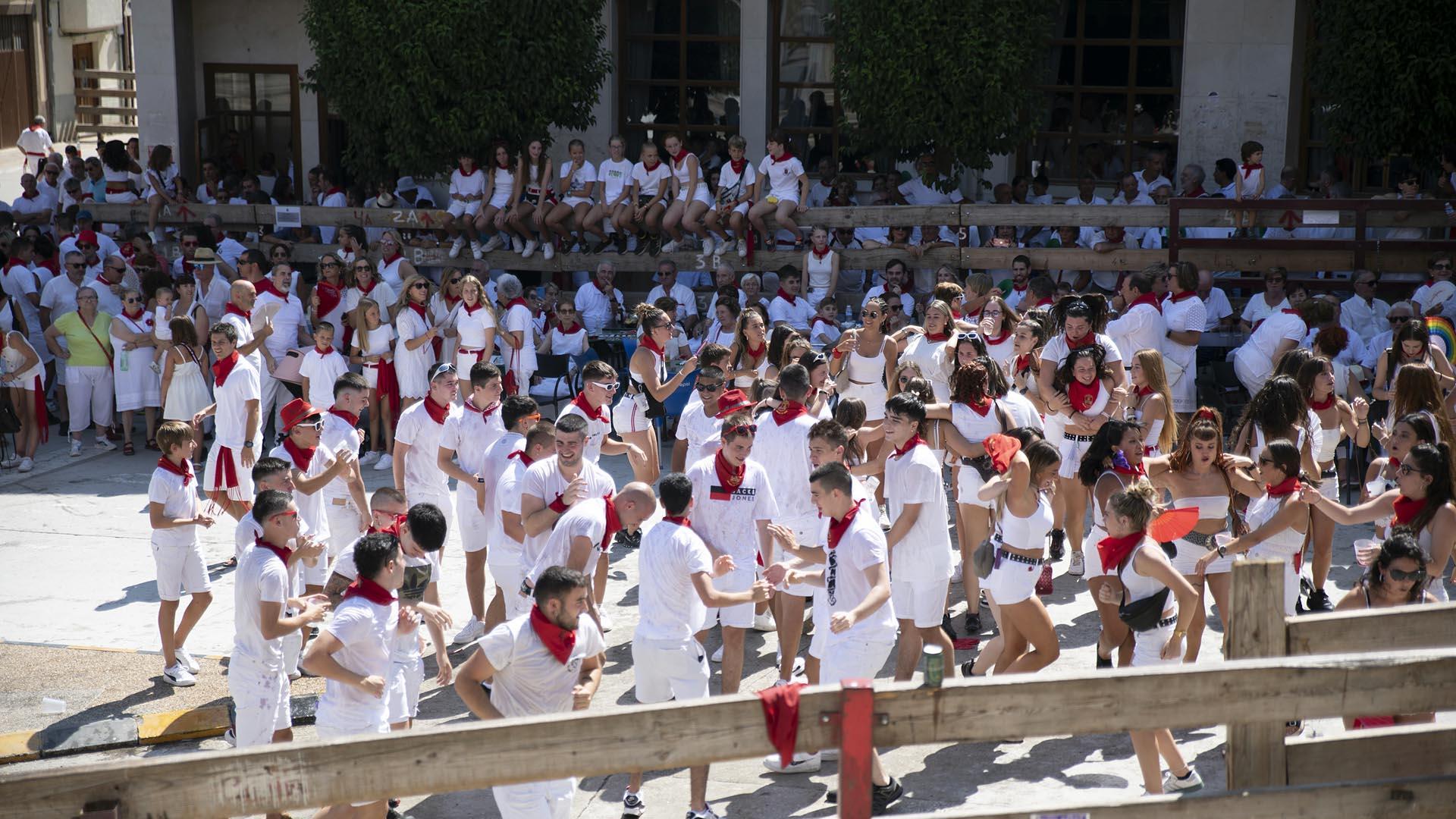 Fotos del inicio de las fiestas de Miranda de Arga./