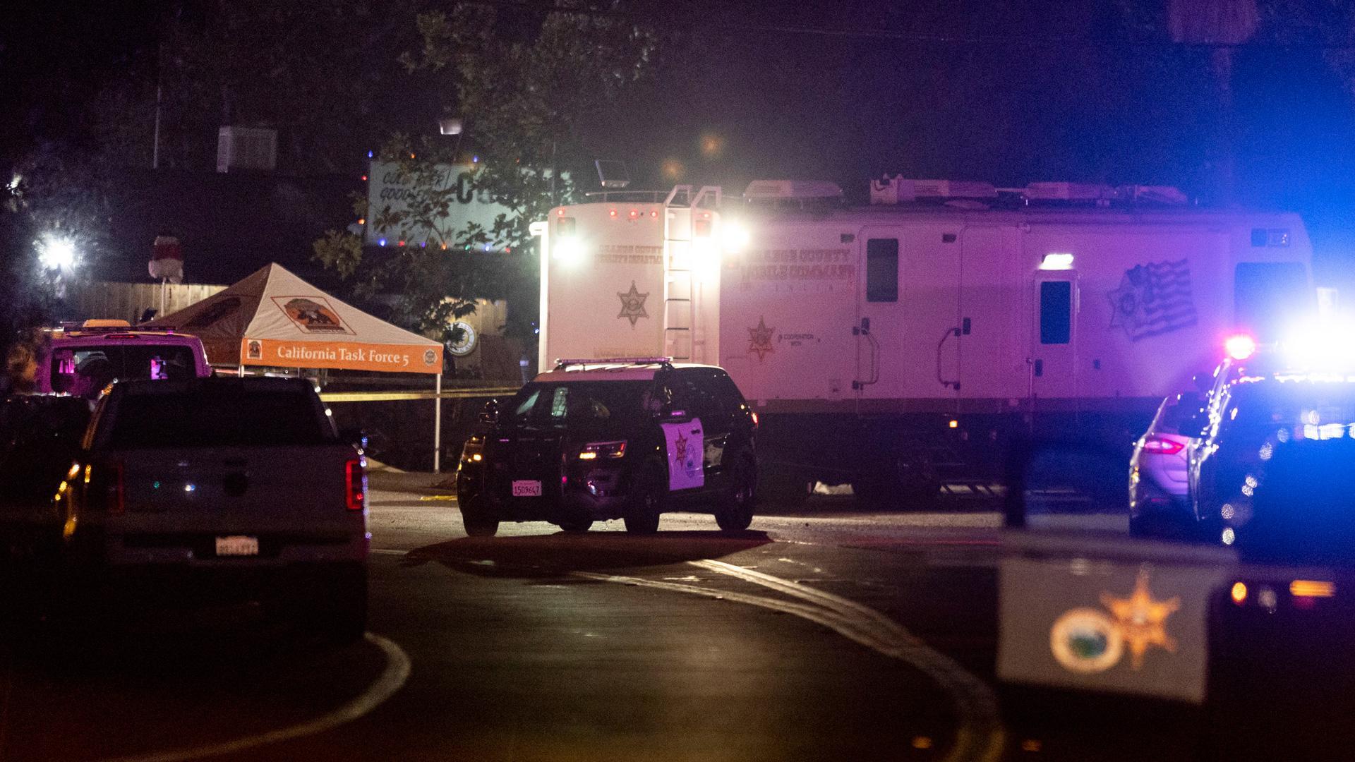 Policía en el lugar del suceso