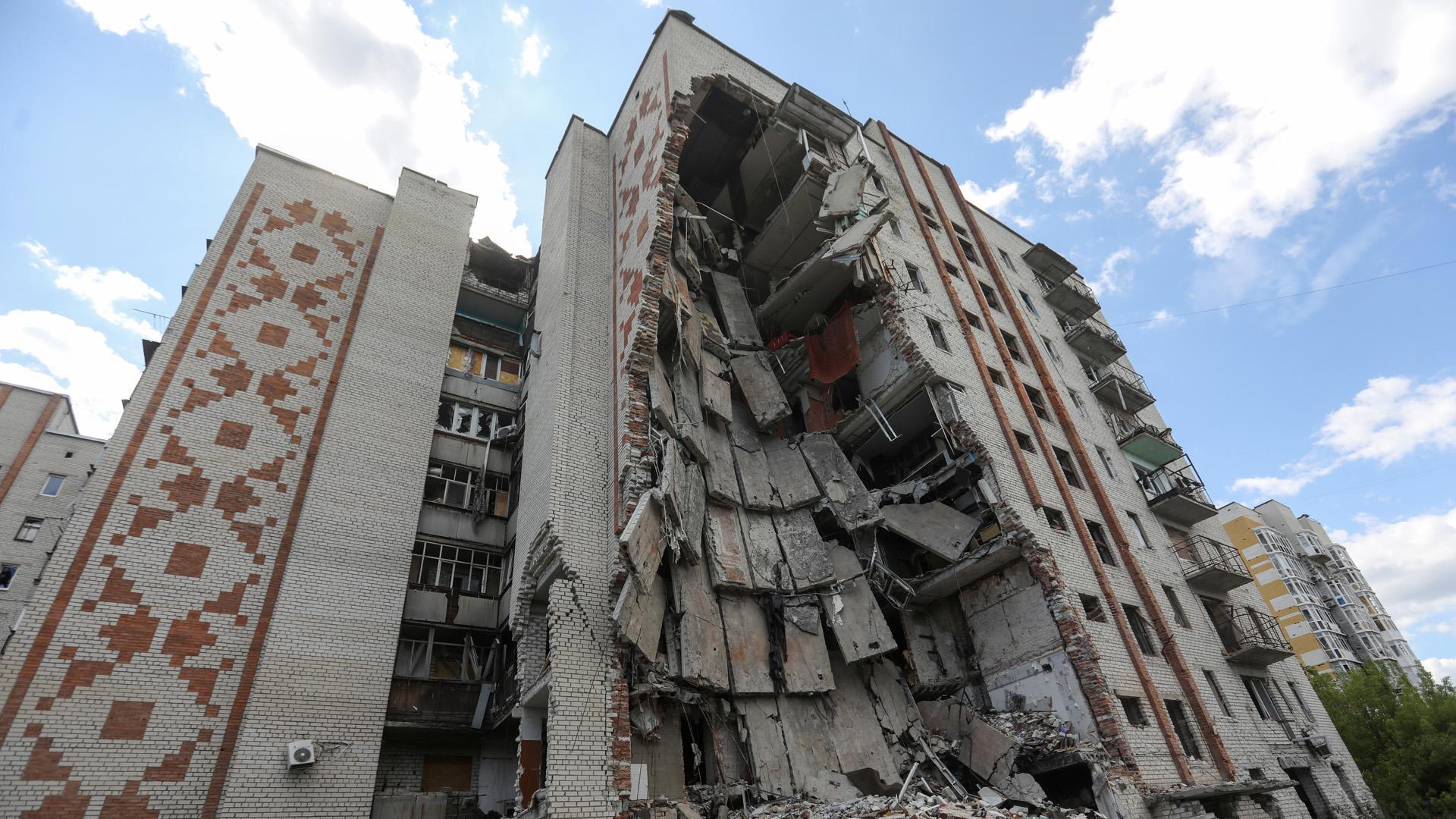 Un bombardeo ruso anterior