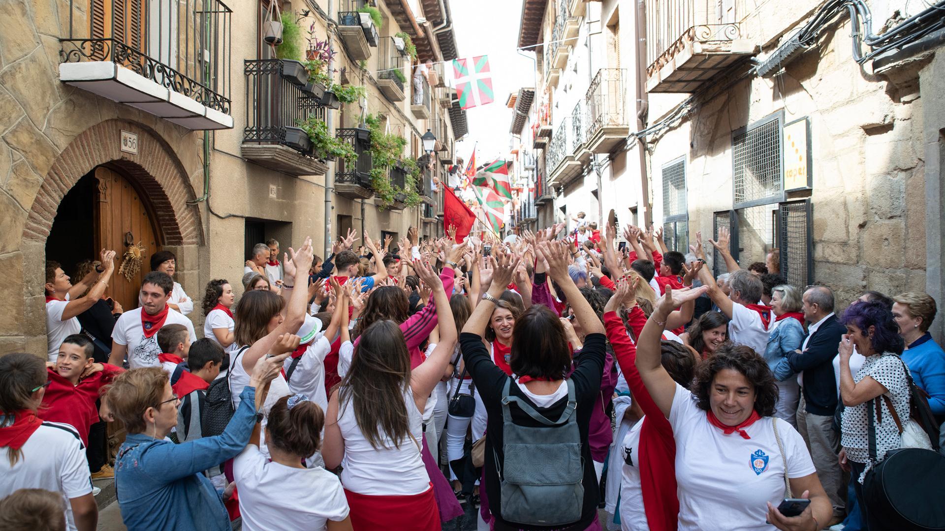 Inicio de fiestas en Lumbier 2023