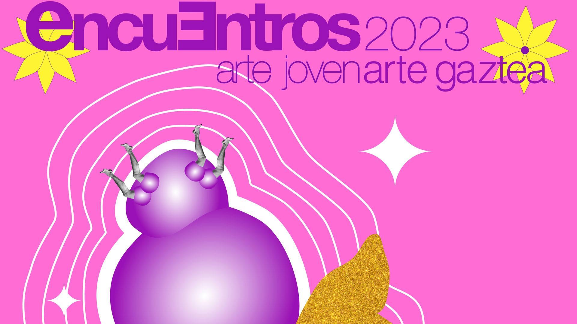 Cartel de los Encuentros de Arte Joven 2023