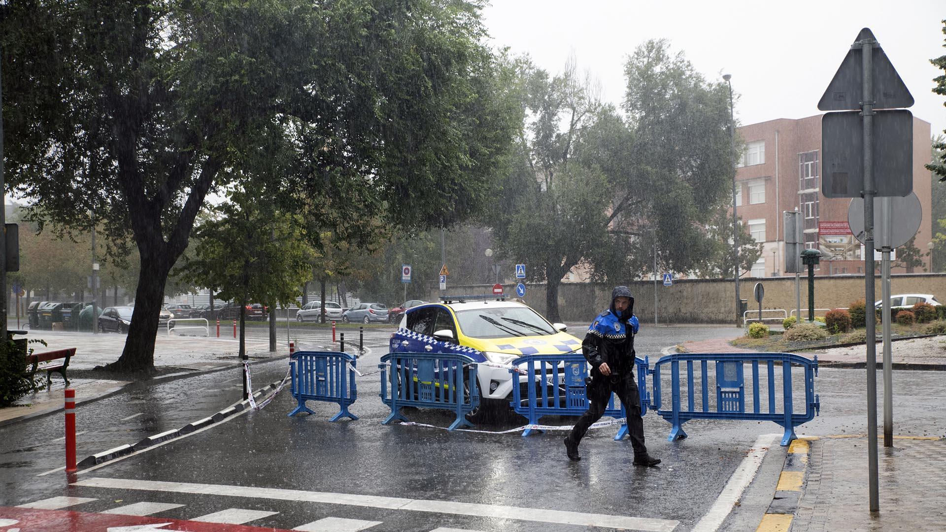 Fotos de llegada de la DANA a Navarra, donde las tormentas han dejado cifras de récord.