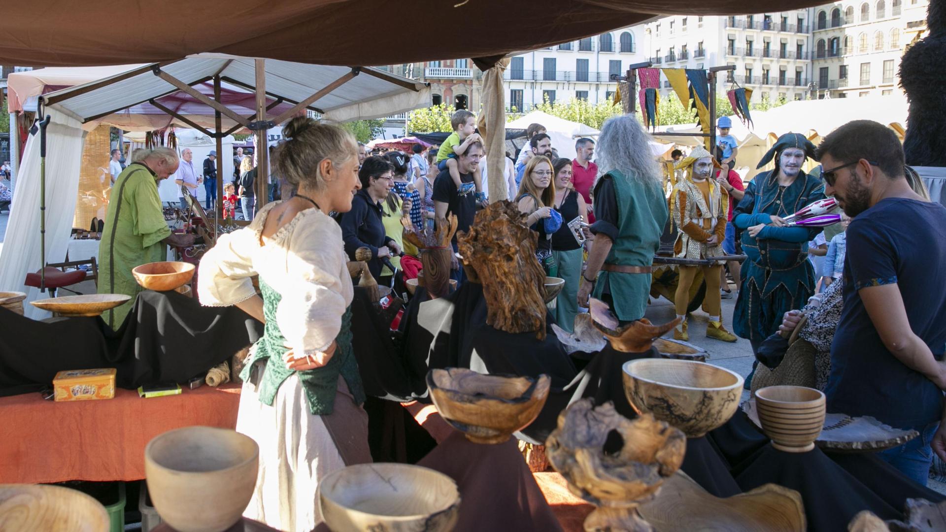 Pamplona acoge el Mercado de los Tres Burgos y multitud de actividades con motivo del sexto centenario del Privilegio de la Unión.