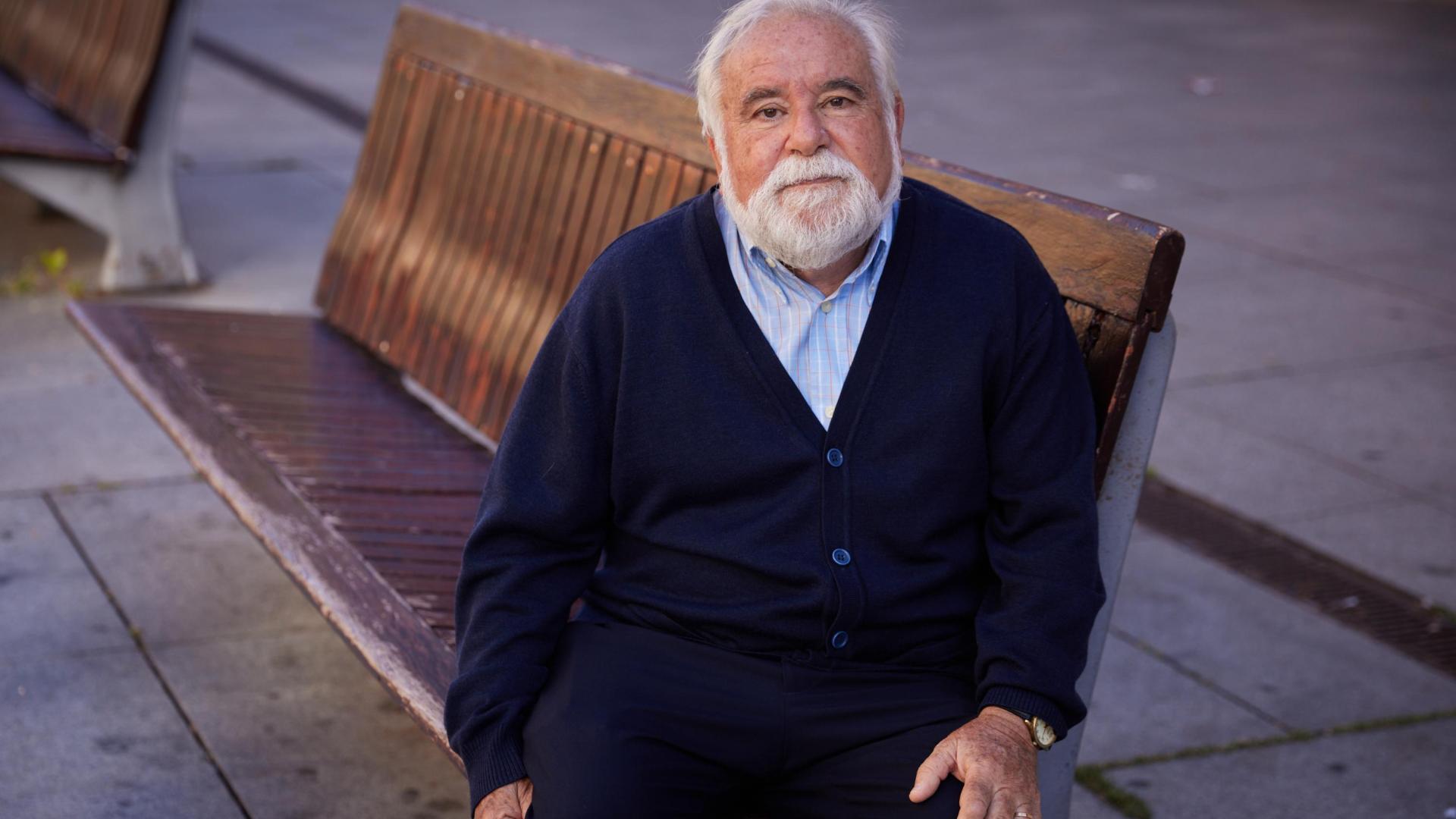 El pamplonés Pedro Guillén, misionero de San Vicente de Paúl desde hace cuatro décadas en Perú, durante sus vacaciones en Pamplona.