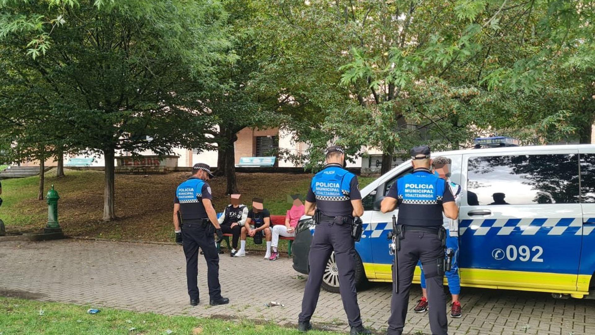 Una intervención de la Policía Municipal