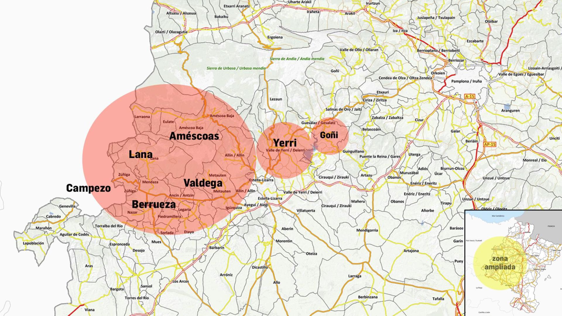 La "antigua Navarra", según describió el Príncipe de Viana en su Crónica de los Reyes de Navarra