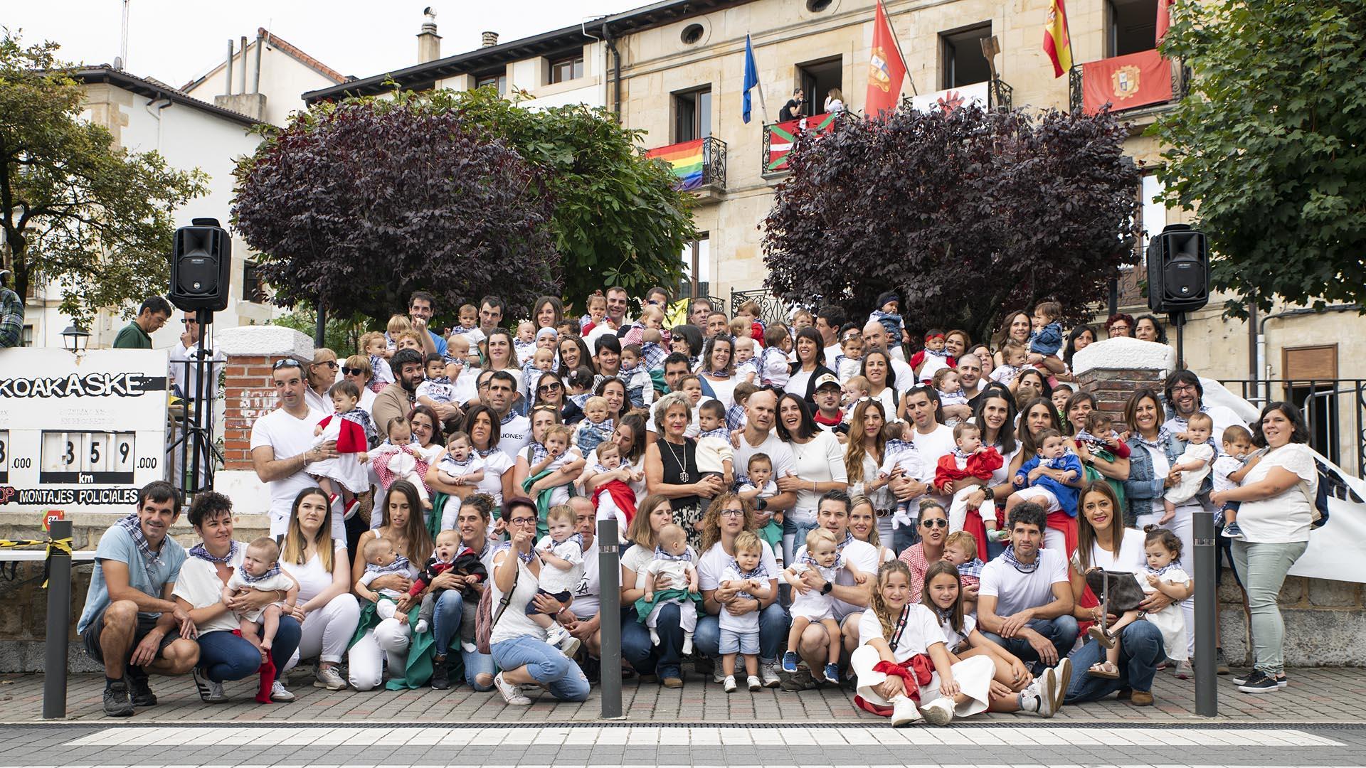 Lanzamiento del cohete de las fiestas 2023 en Alsasua