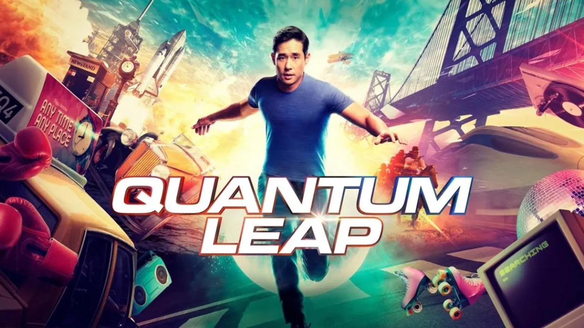 Cartel promocional de 'Quantum Leap'