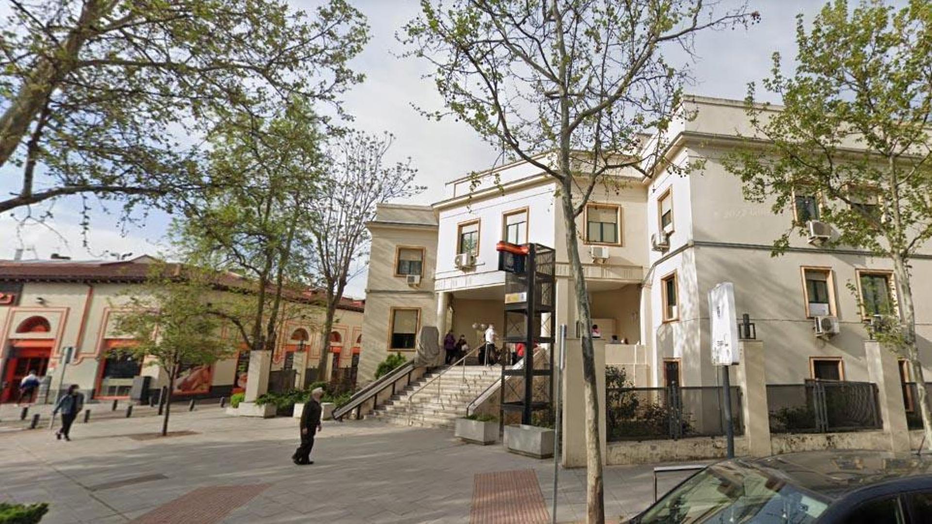 Exterior de la comisaría de la Policía Nacional de Leganés