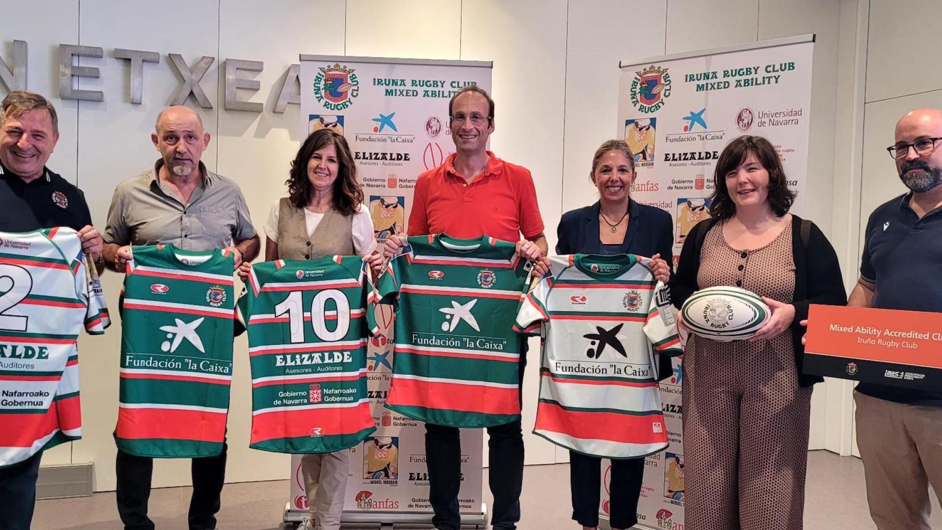 Presentación de la I edición de la Copa Ciudad de Pamplona de Rugby Mixed Ability