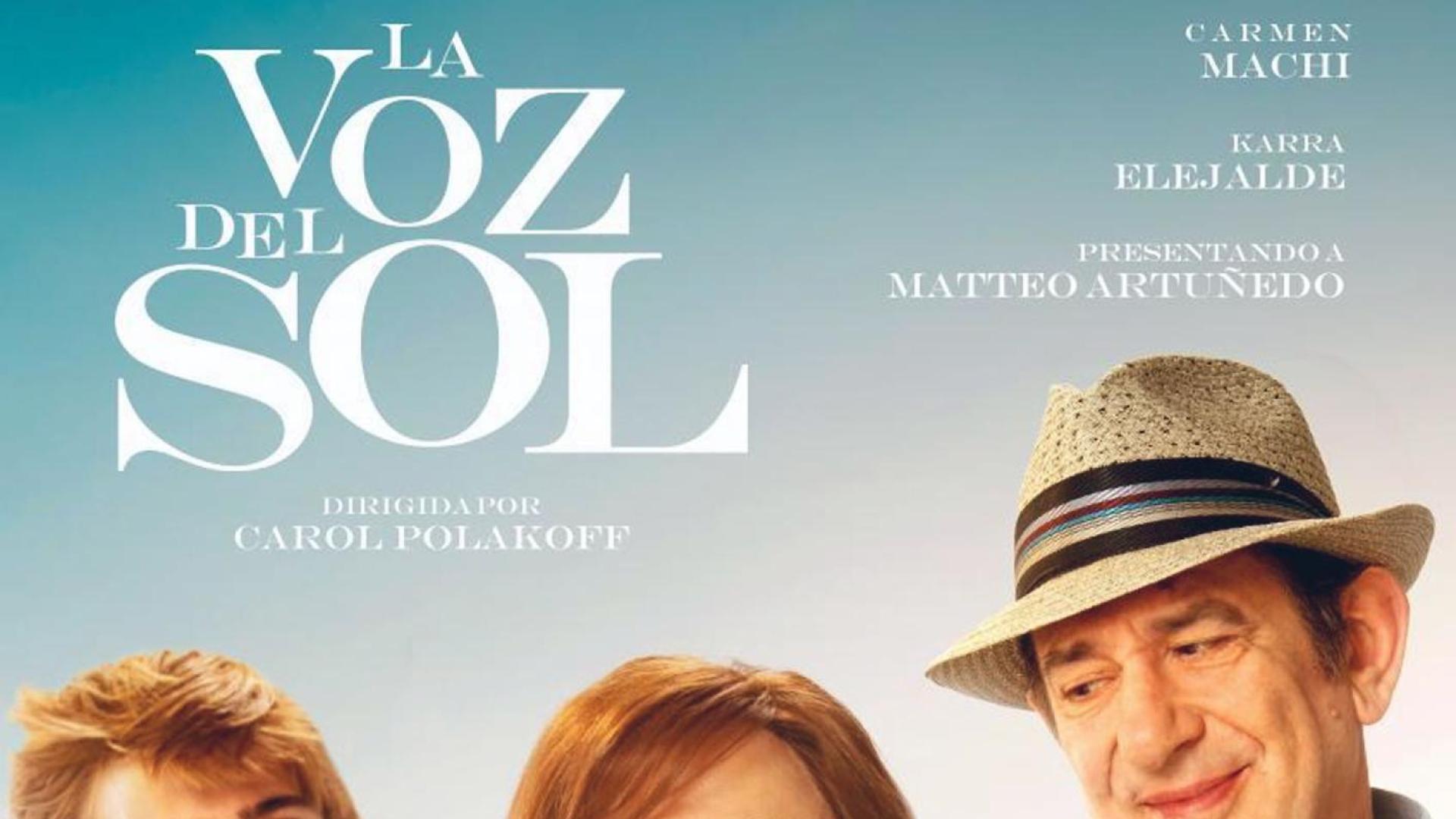 Cartel de la película 'La voz del sol', rodada en Navarra